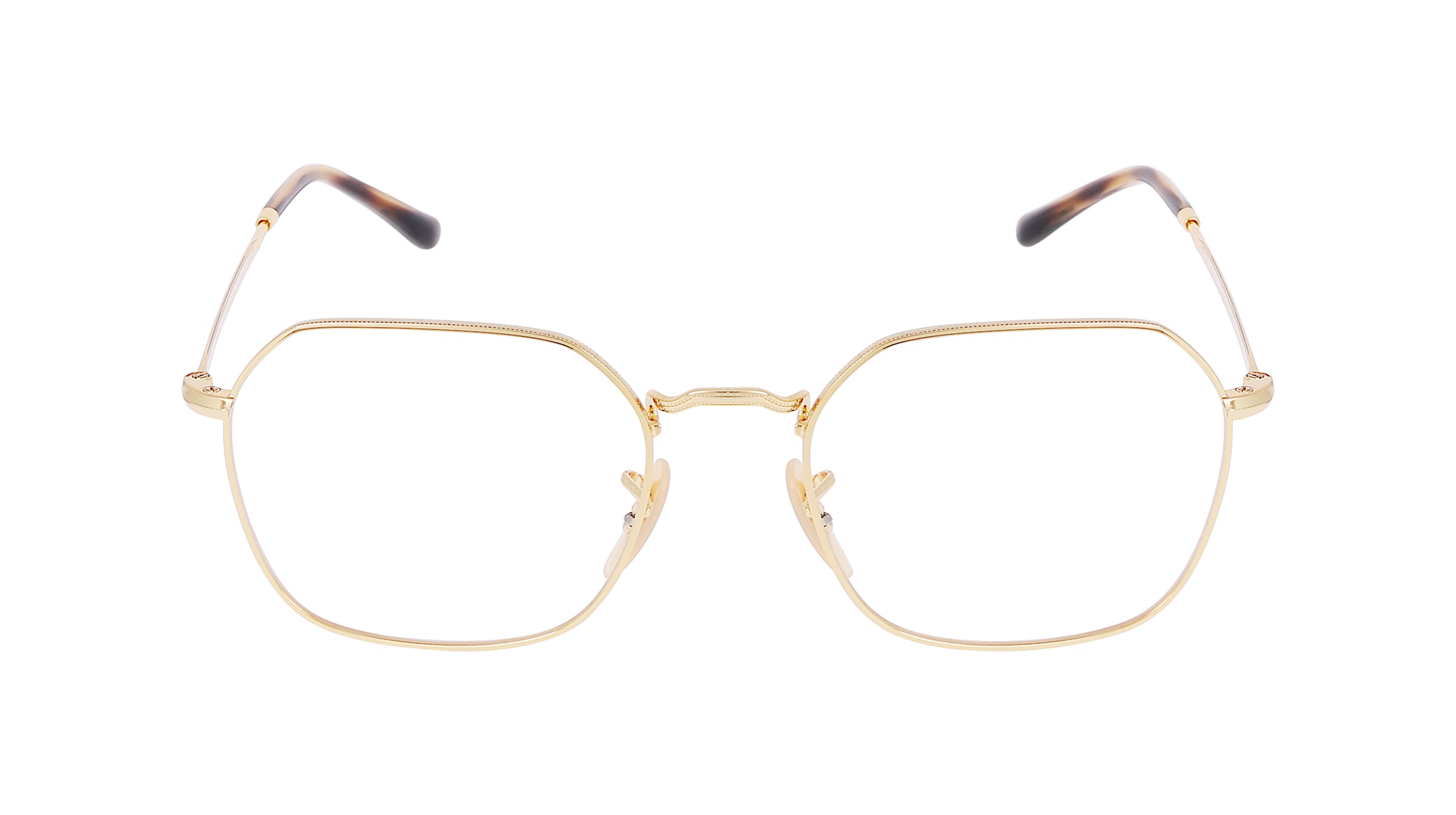 Ray-Ban RX3694V Unisex-Brille inkl. Gläser Vollrand Mehreckig Metall-Gestell 51mm/20mm/140mm, gold