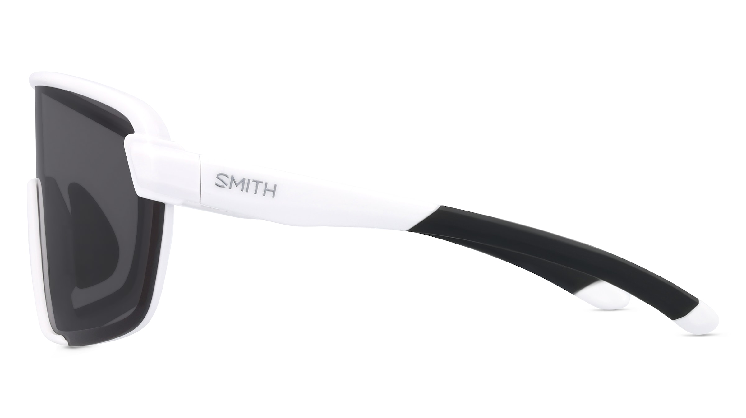 Thumbnail - Smith BOBCAT Unisex-Sonnenbrille Vollrand Monoscheibe Kunststoff-Gestell, weiß