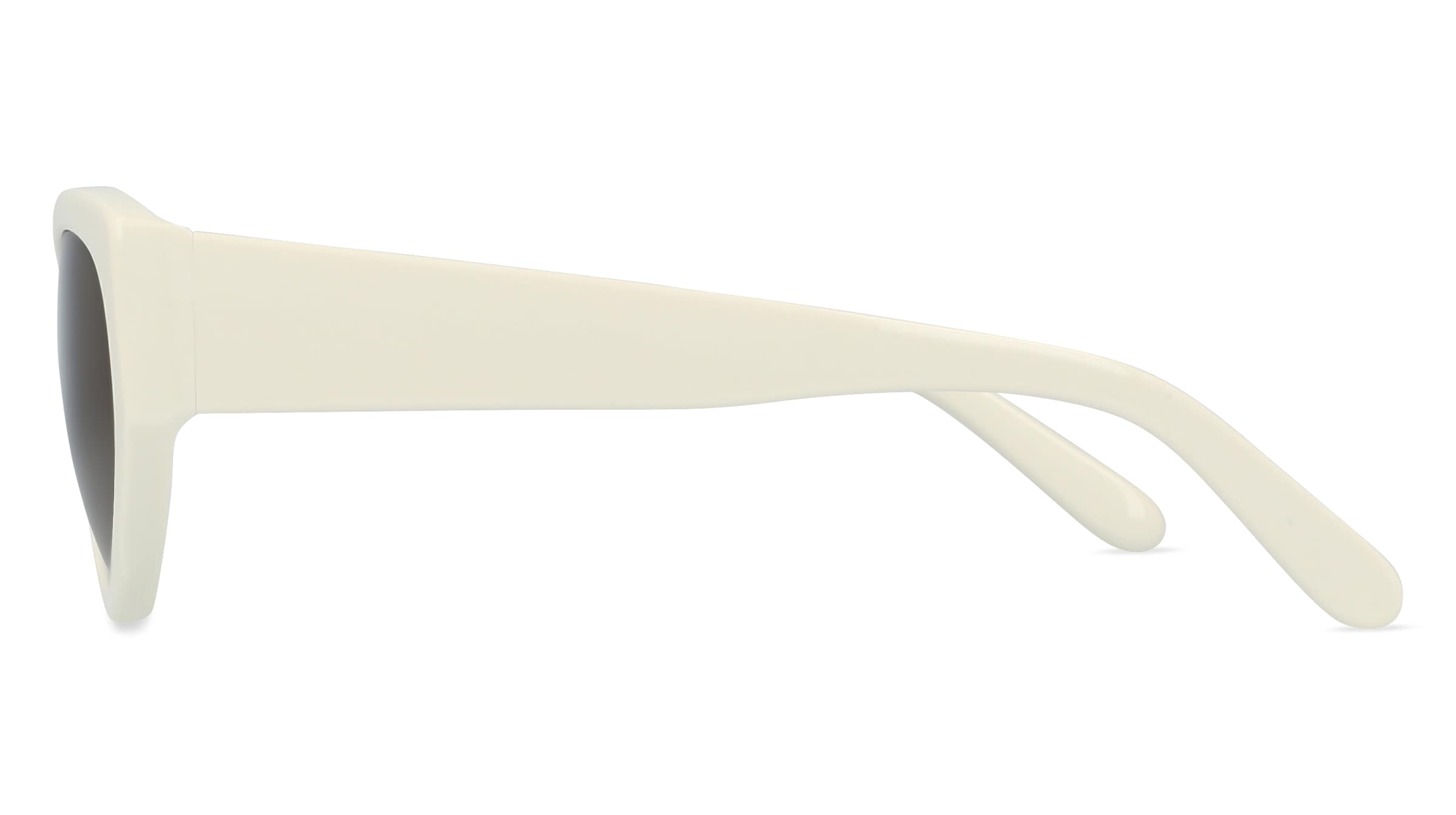 Thumbnail - Fielmann LD 013 SUN CL Damen-Sonnenbrille Vollrand Quadratisch Acetat-Gestell, weiß