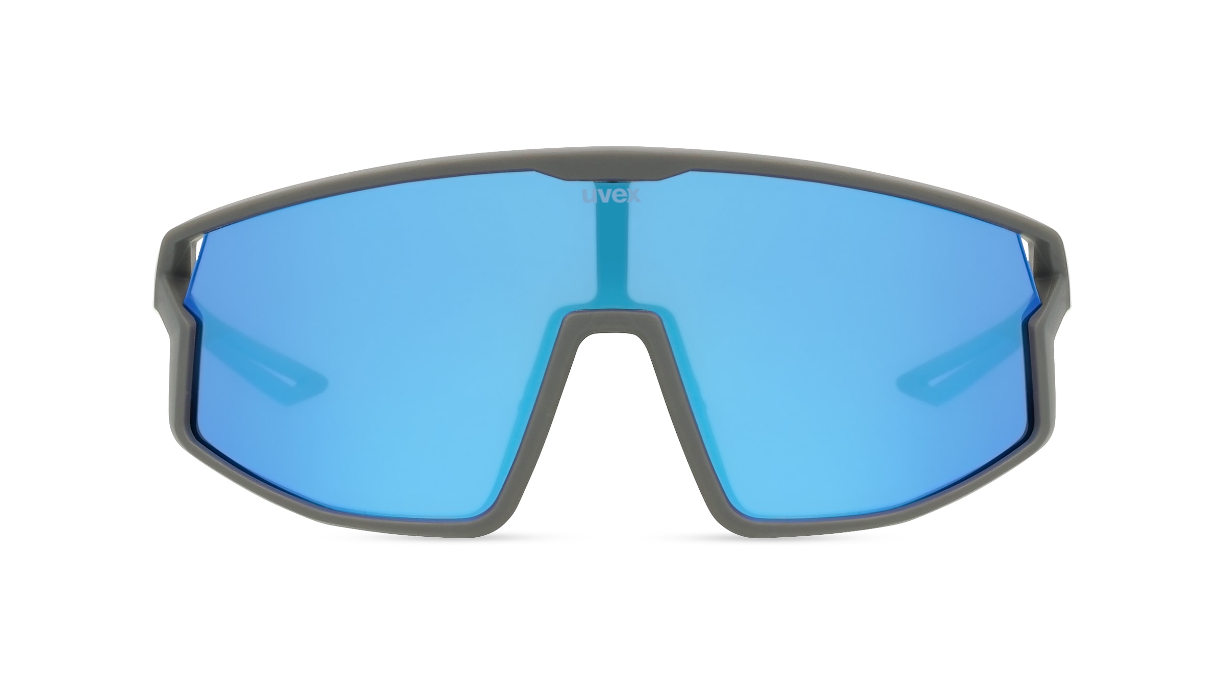 Uvex Sports S533076 skyryse jr. Kinder-Sonnenbrille Vollrand Monoscheibe Kunststoff-Gestell, grau