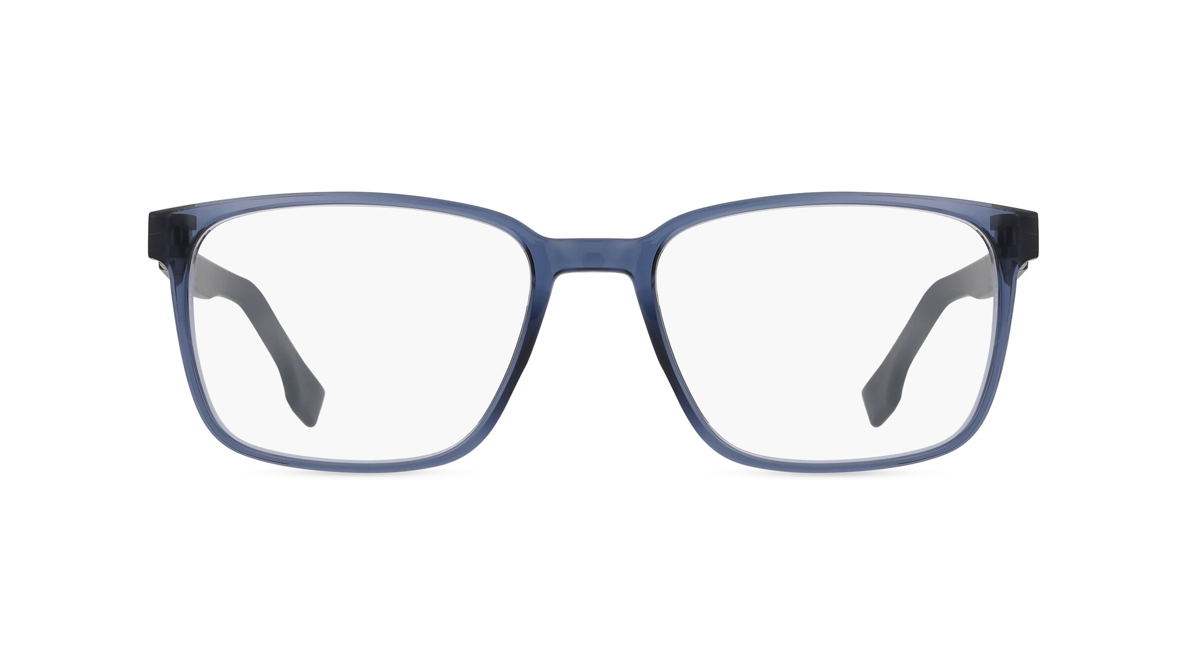 Boss 1578 Herren-Brille inkl. Gläser Vollrand Eckig Kunststoff-Gestell 57mm/18mm/150mm, blau