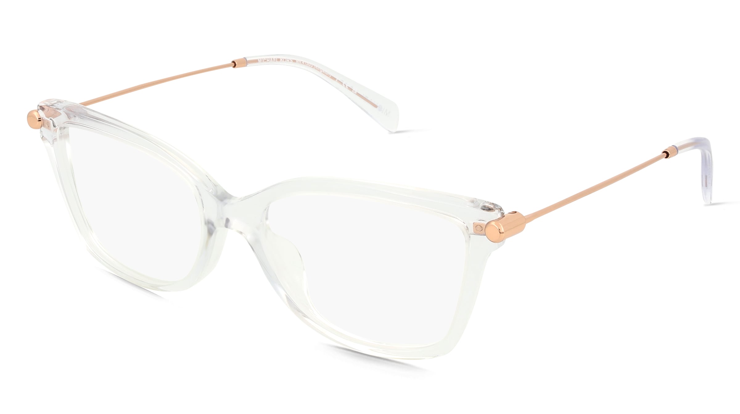 Michael Kors MK4150U Damen-Brille inkl. Gläser Vollrand Quadratisch Acetat-Gestell 52/17/140, Weiß