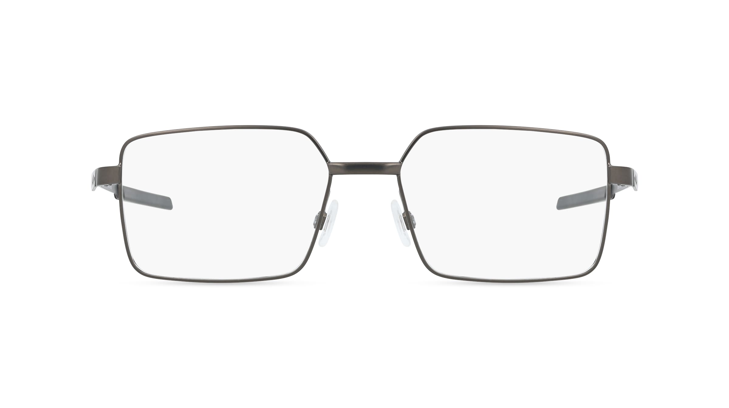 Oakley 0OX3062 FOIL SQ Herren-Brille inkl. Gläser Vollrand Eckig Metall-Gestell 56/18/140, grau