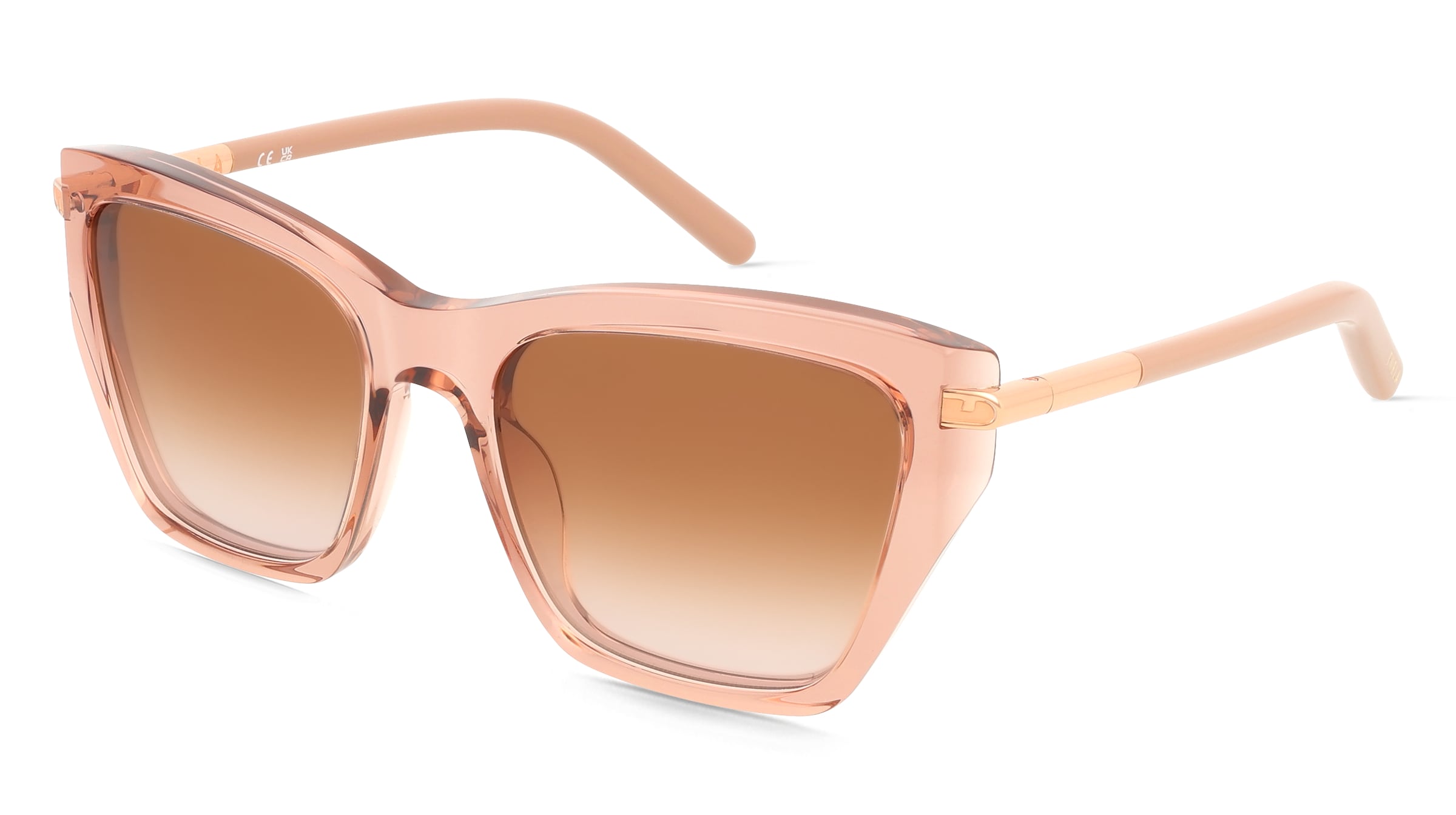 Furla SFU983 Damen-Sonnenbrille Vollrand Butterfly Kunststoff-Gestell, Grau