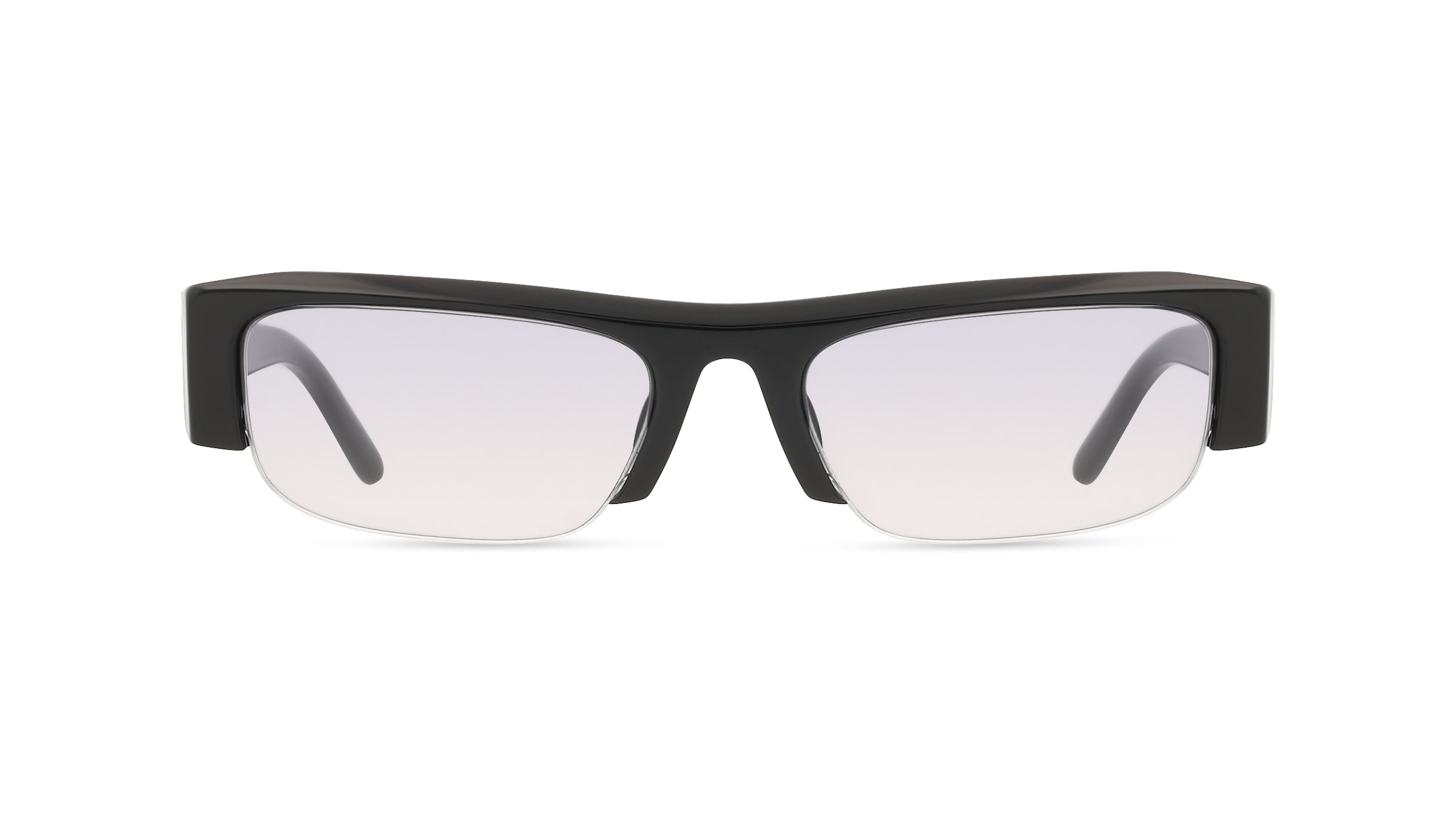 Miu Miu 0MU B07S Damen-Sonnenbrille Halbrand Eckig Acetat-Gestell, schwarz