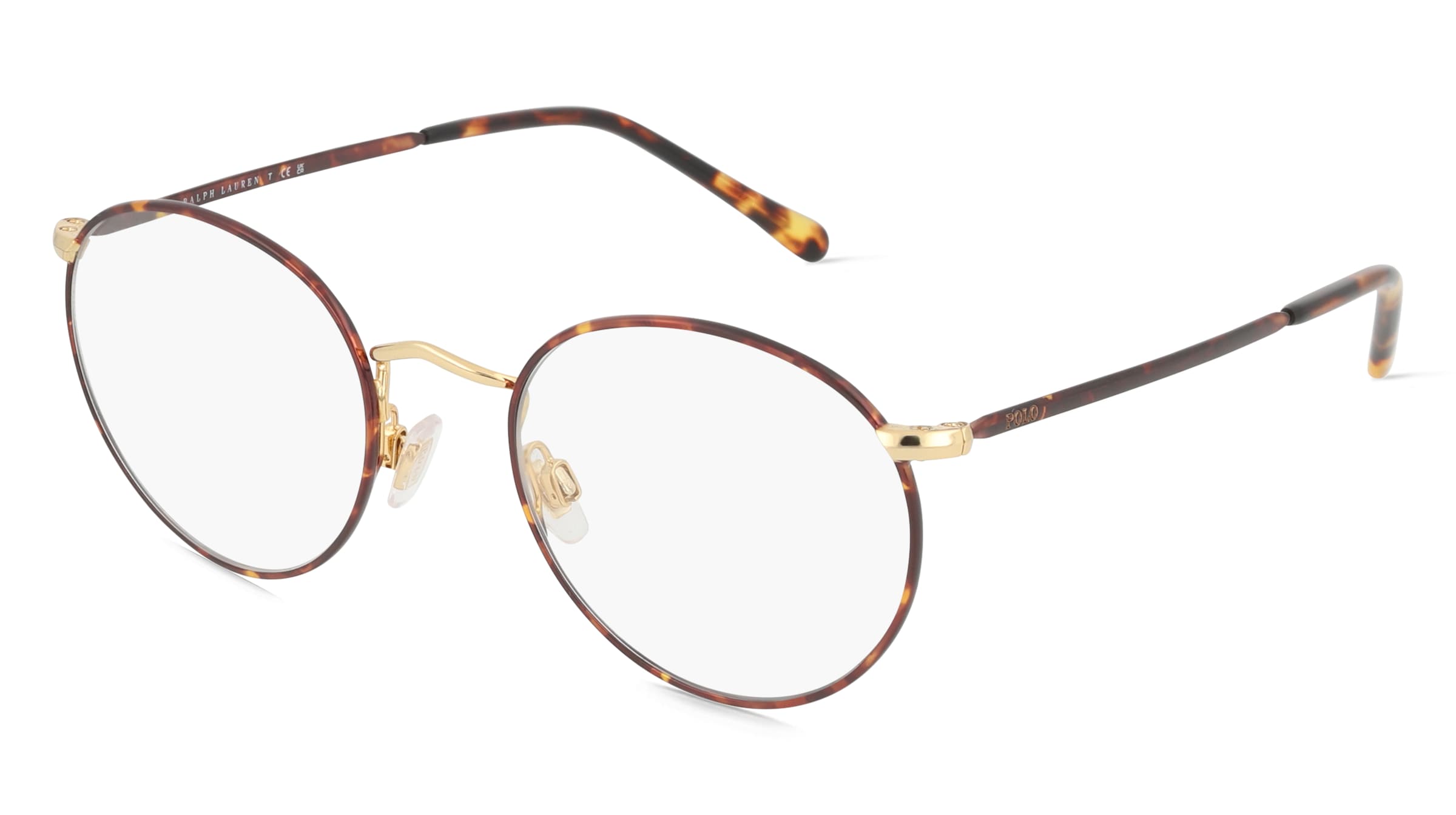 Polo Ralph Lauren PH1179 Herren-Brille inkl. Gläser Vollrand Panto Metall-Gestell 48/20/145, Havanna