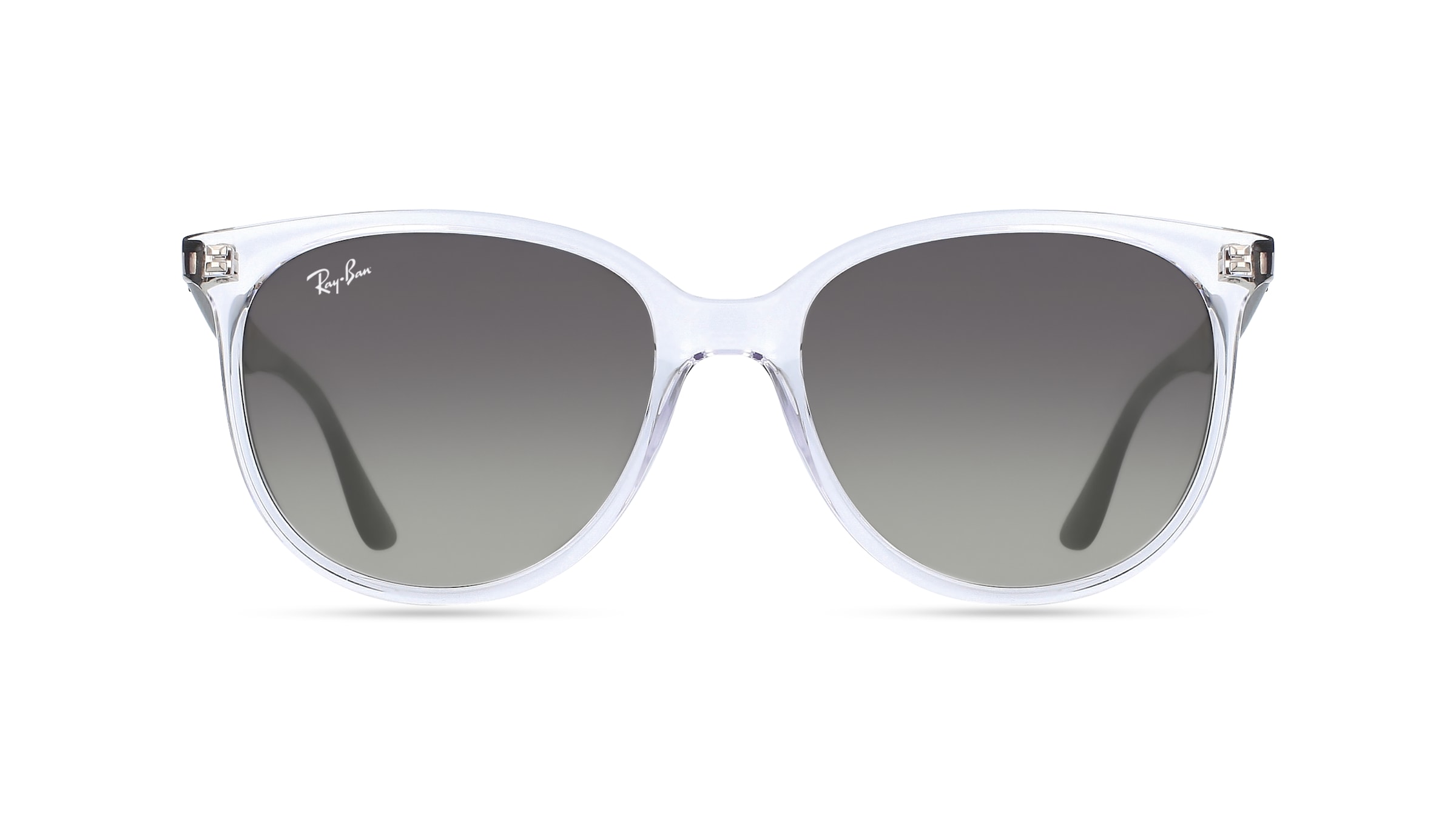 Ray-Ban RB 4378 Damen-Sonnenbrille Vollrand Eckig Kunststoff-Gestell, transparent