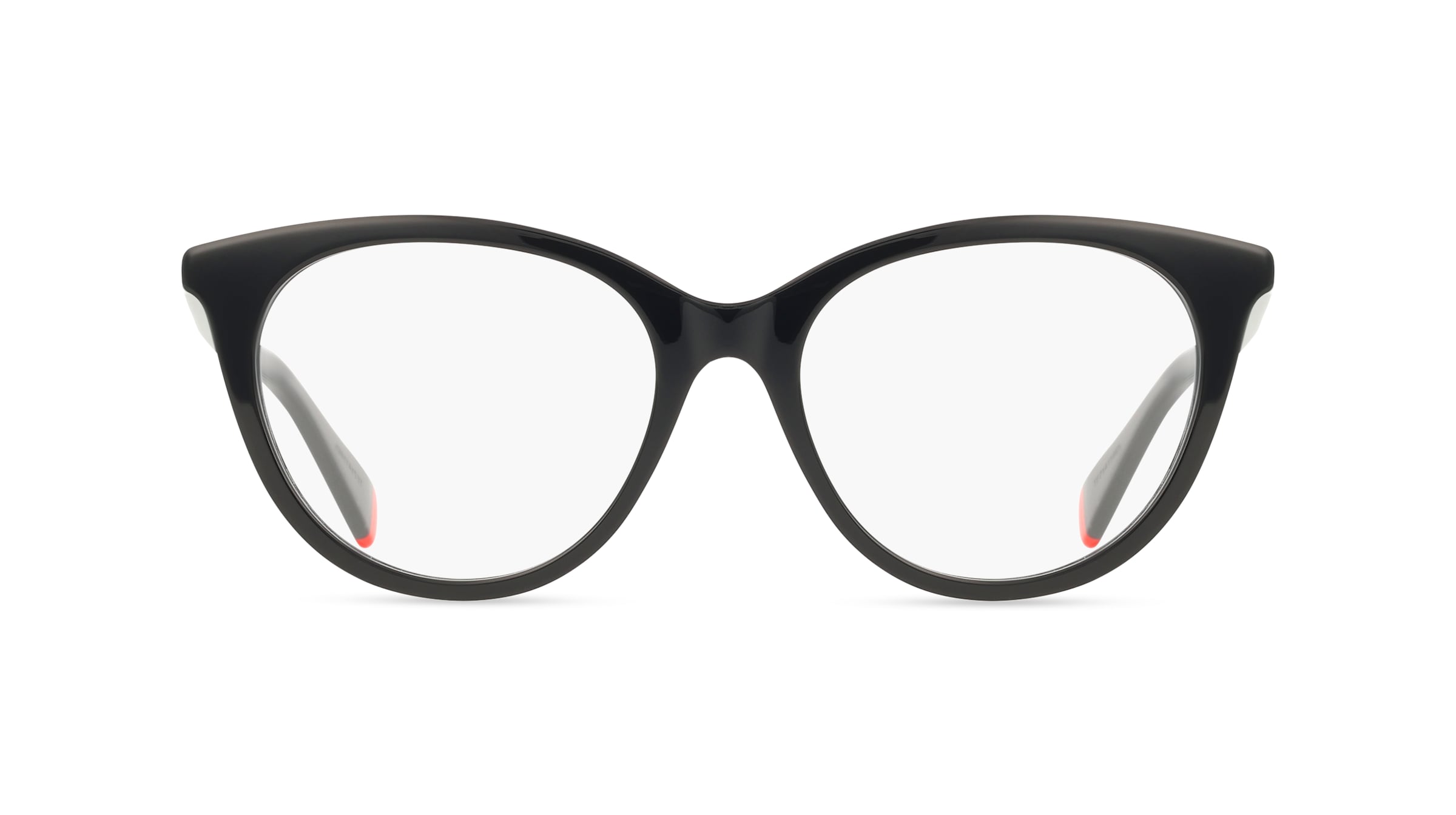 Kenzo KZ50228I AKA Damen-Brille inkl. Gläser Vollrand Butterfly Acetat-Gestell 54/18/145, schwarz