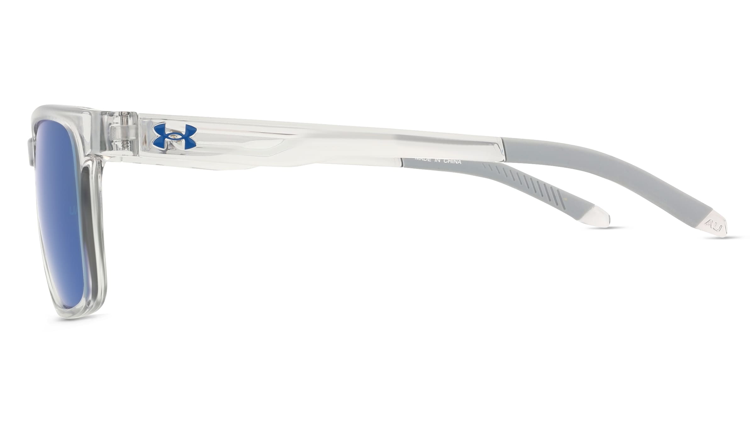 Thumbnail - Under Armour UA ASSIST 2 Herren-Sonnenbrille Vollrand Eckig Kunststoff-Gestell, grau