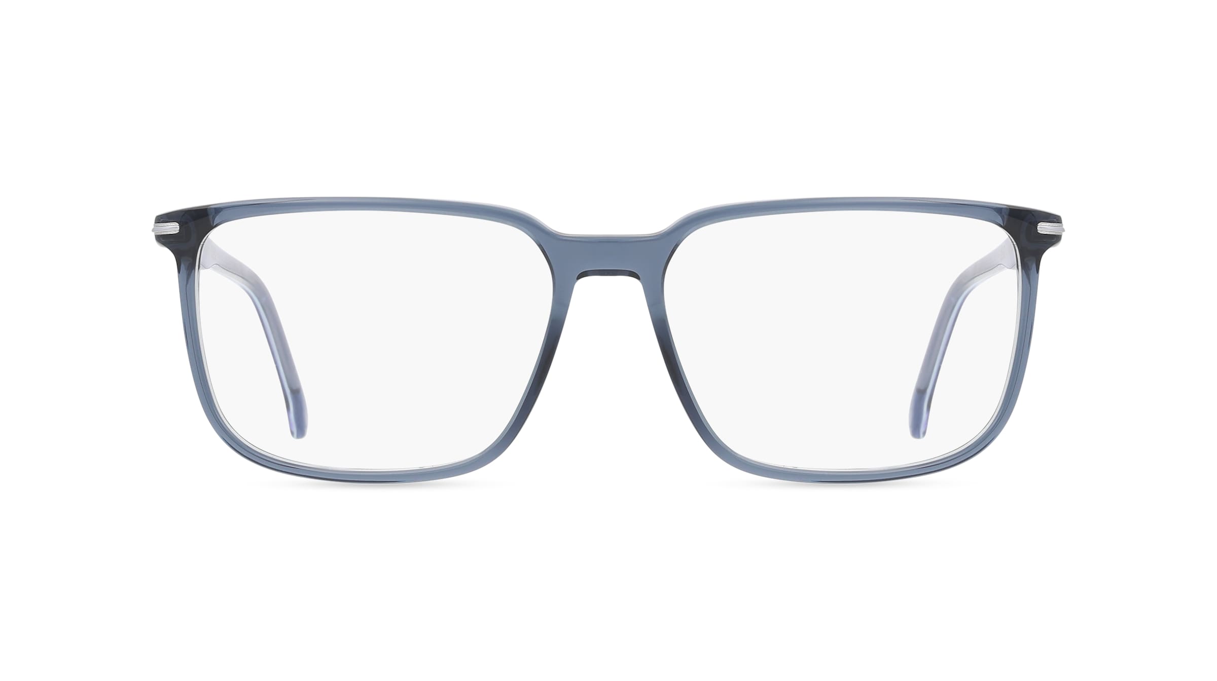 Carrera 326 Herren-Brille inkl. Gläser Vollrand Eckig Acetat-Gestell 57mm/16mm/150mm, blau