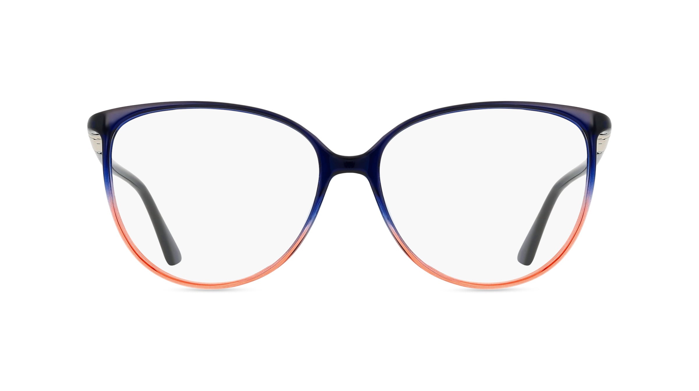 Calvin Klein CK21521 Unisex-Brille inkl. Gläser Vollrand Butterfly Kunststoff-Gestell 56mm/15mm/140mm, blau