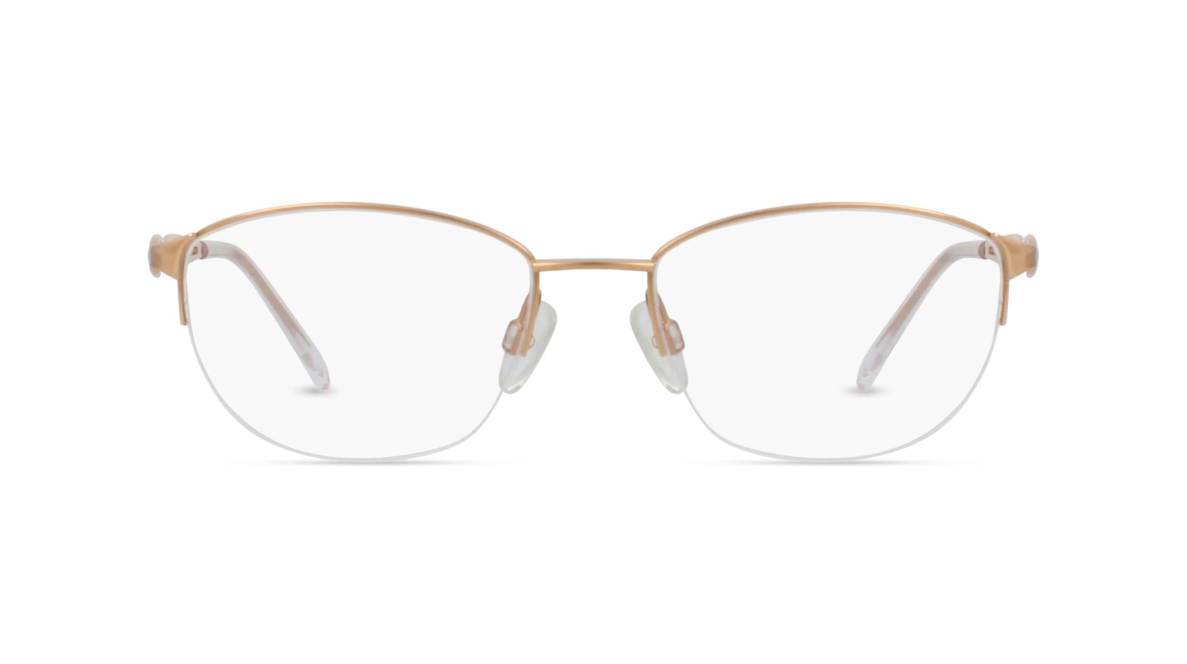 Fielmann CHARME 0837 TR Damen-Brille inkl. Gläser Nylor Eckig Titan-Gestell 50mm/18mm/135mm, gold