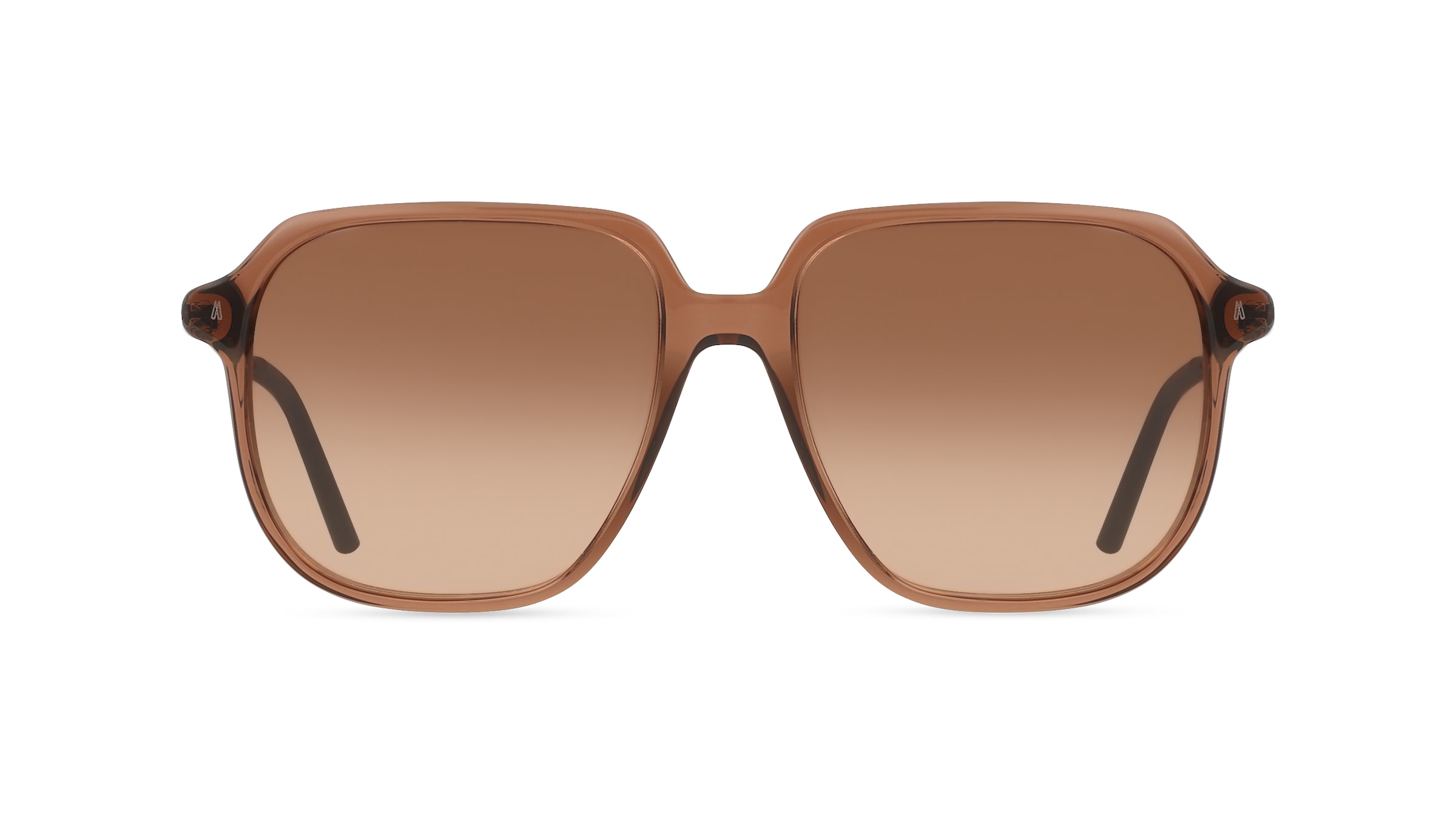 Moncler ME6010 Unisex-Sonnenbrille Vollrand Pilot Acetat-Gestell, braun