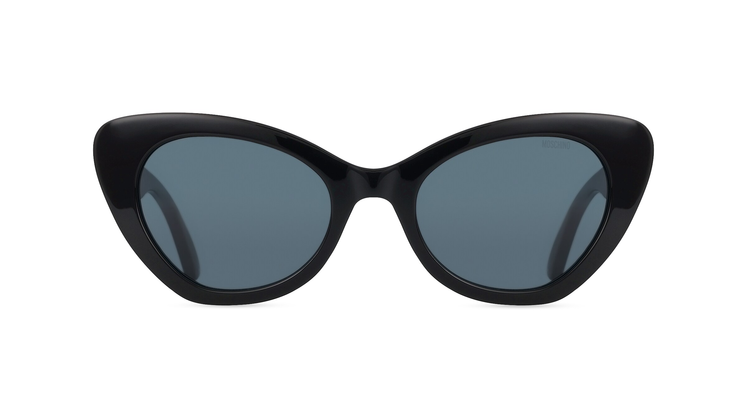 Moschino 147/S Damen-Sonnenbrille Vollrand Butterfly Acetat-Gestell, schwarz