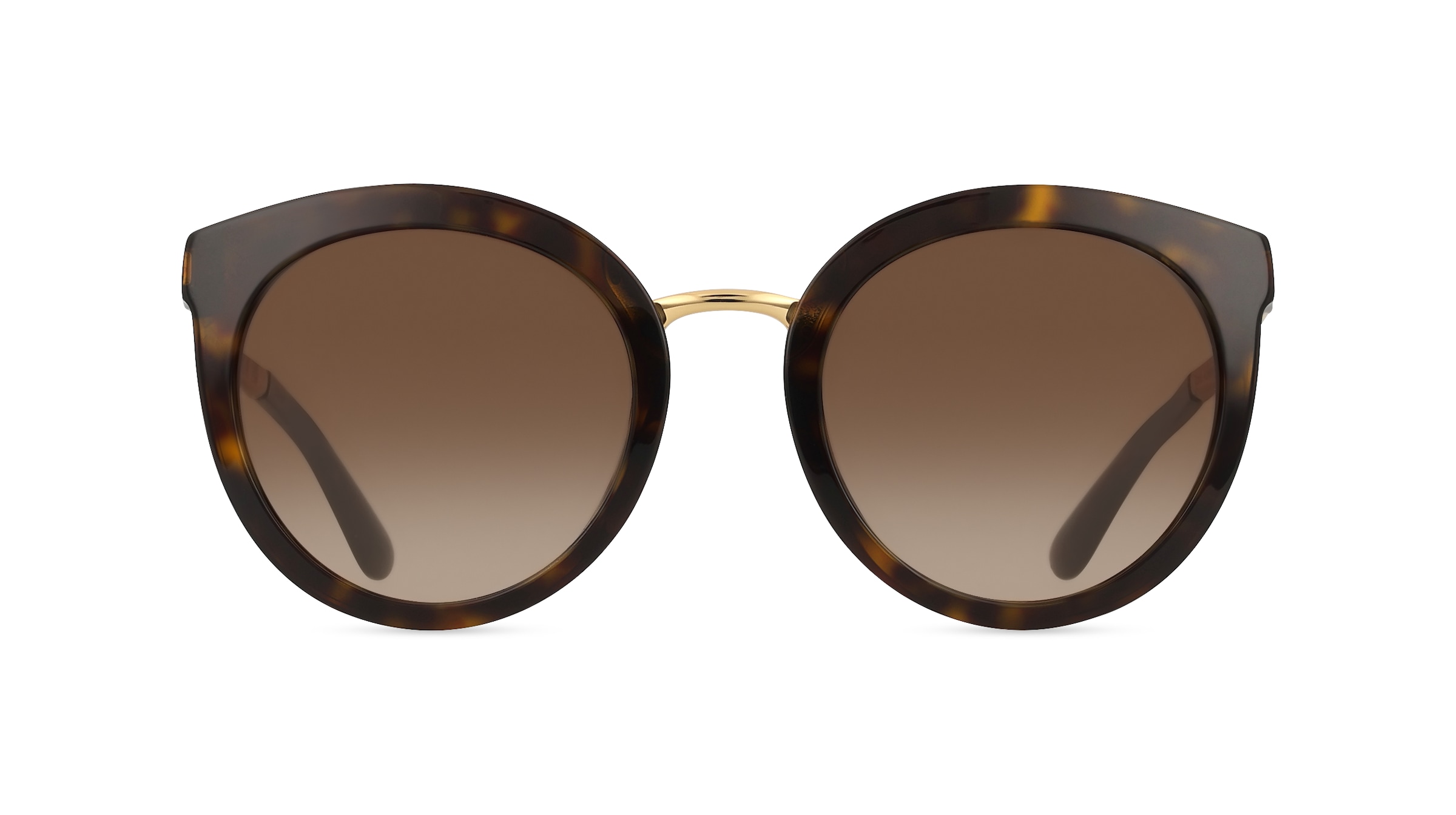 Dolce&Gabbana DG4268 Damen-Sonnenbrille Vollrand Rund Acetat-Gestell, braun