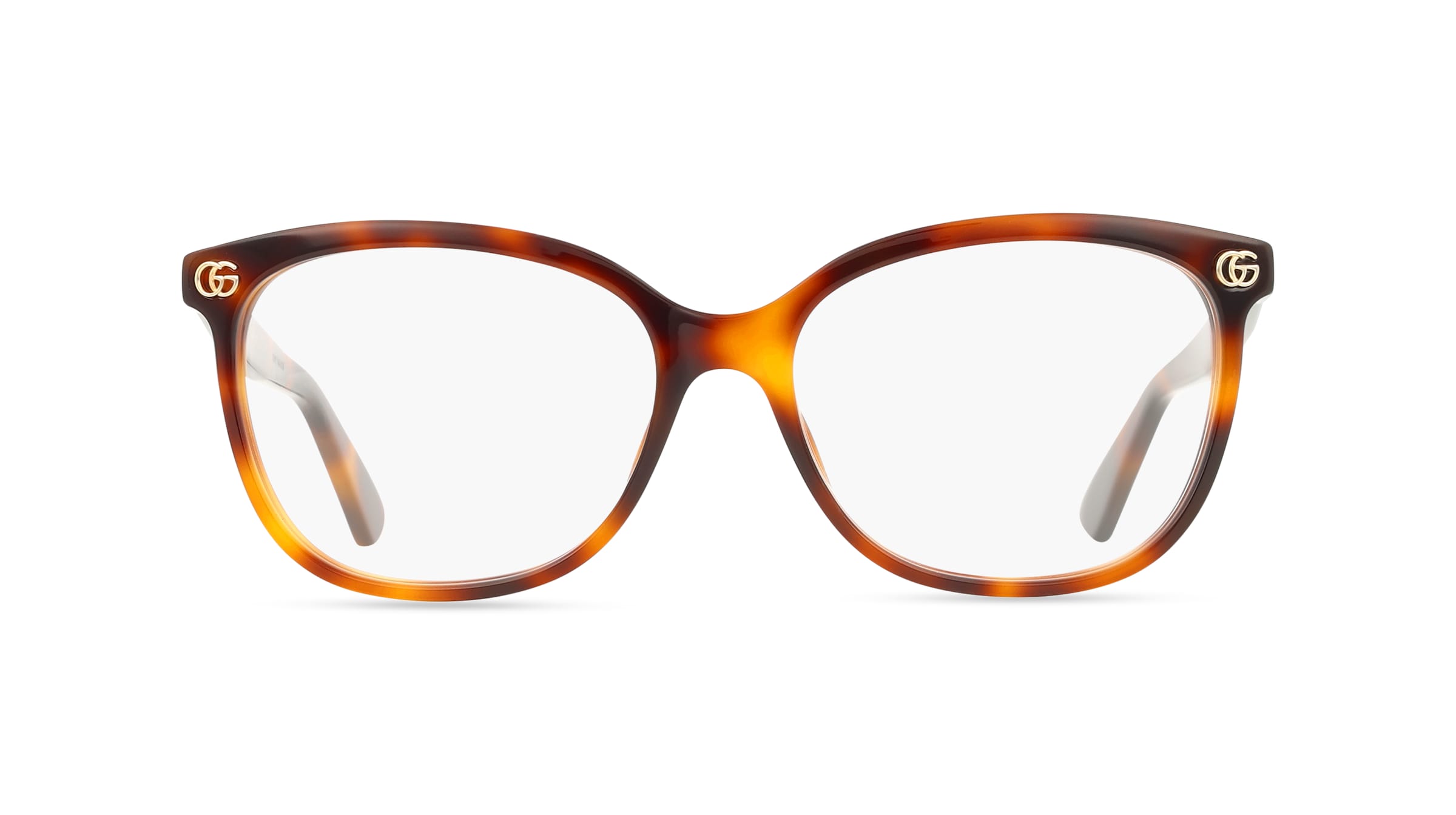 Gucci GG1816O Damen-Brille inkl. Gläser Vollrand Eckig Acetat-Gestell 59/16/145, braun