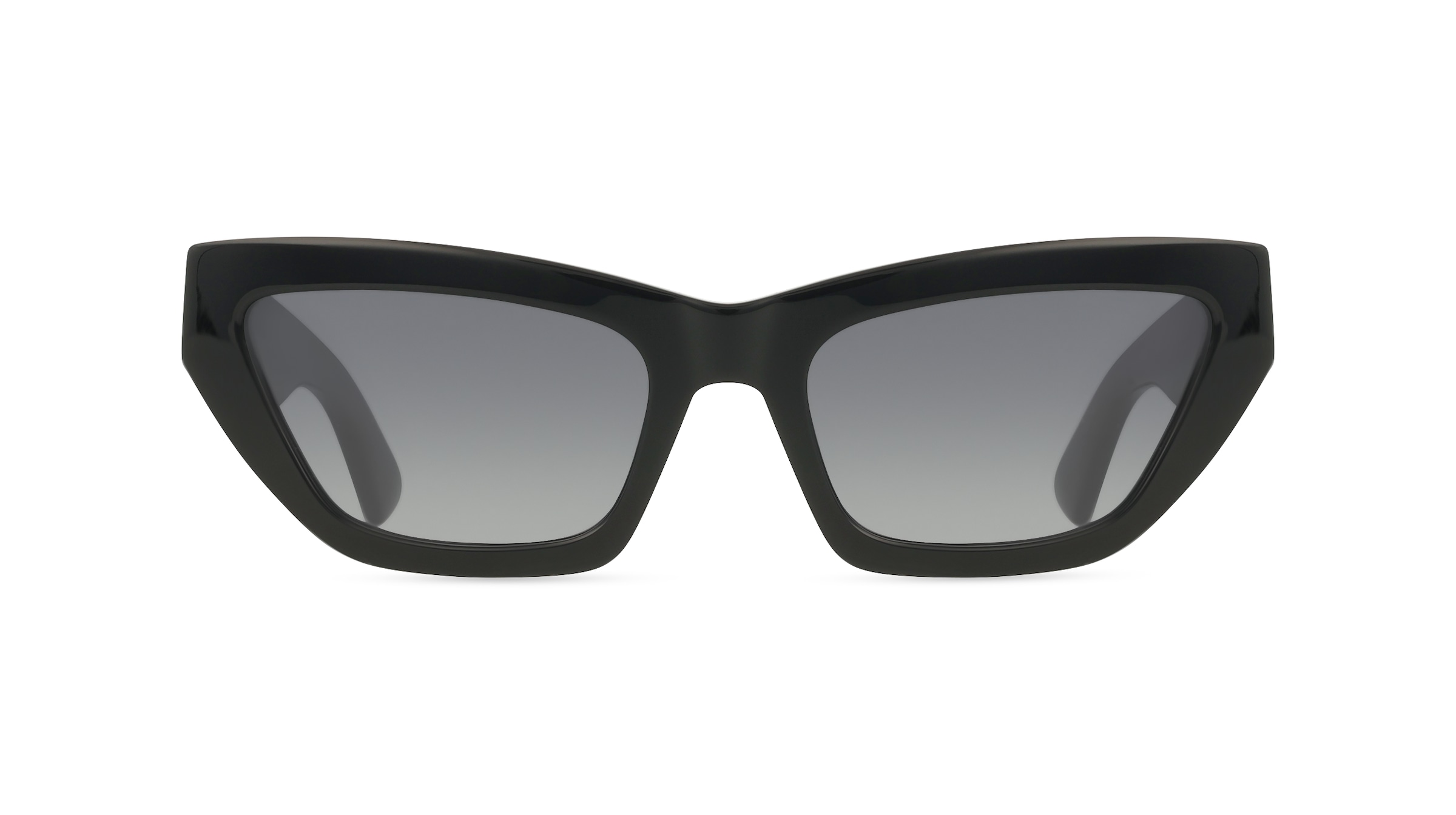 Moschino MOS182/S Damen-Sonnenbrille Vollrand Cateye Acetat-Gestell, schwarz