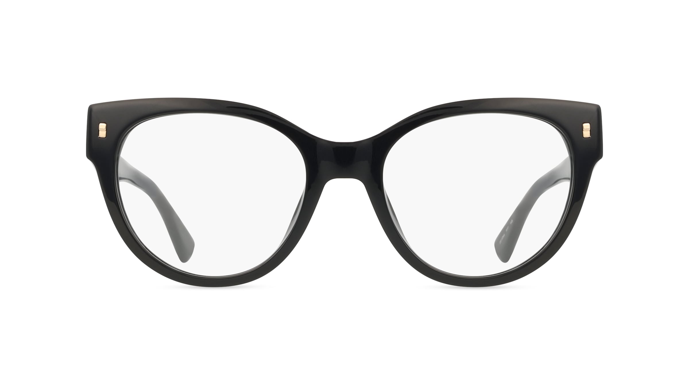 Dsquared2	 D2 0069 Damen-Brille inkl. Gläser Vollrand Butterfly Acetat-Gestell 52mm/18mm/145mm, schwarz