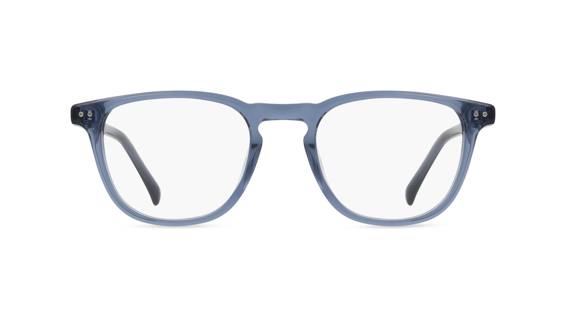 Fielmann OL 025 CL LEANDER Herren-Brille inkl. Gläser Vollrand Eckig Acetat-Gestell 49mm/20mm/145mm, blau