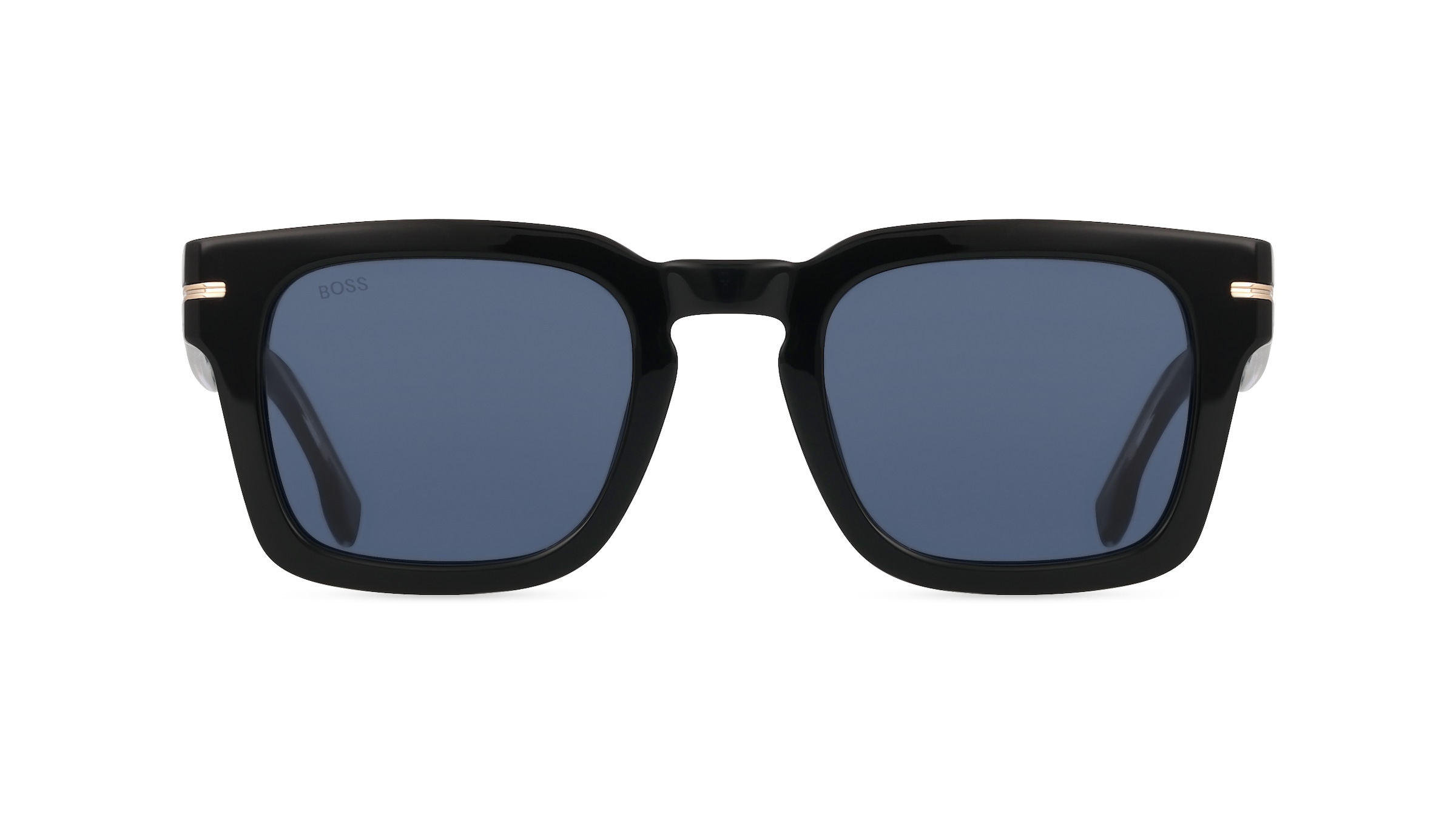 BOSS 1625/S Herren-Sonnenbrille Vollrand Eckig Acetat-Gestell, schwarz