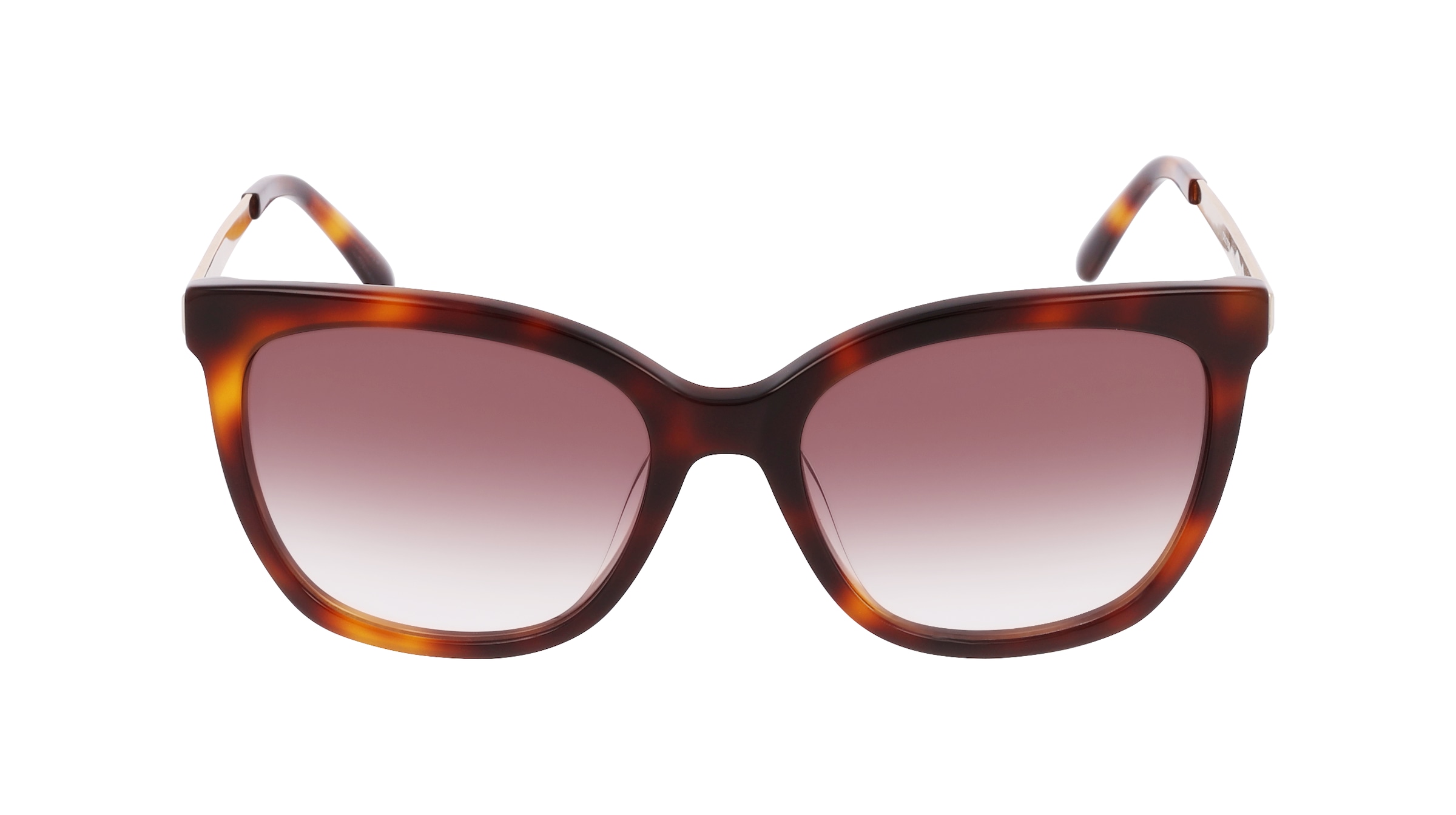 Calvin Klein CK21703S Damen-Sonnenbrille Vollrand Eckig Kunststoff-Gestell, braun