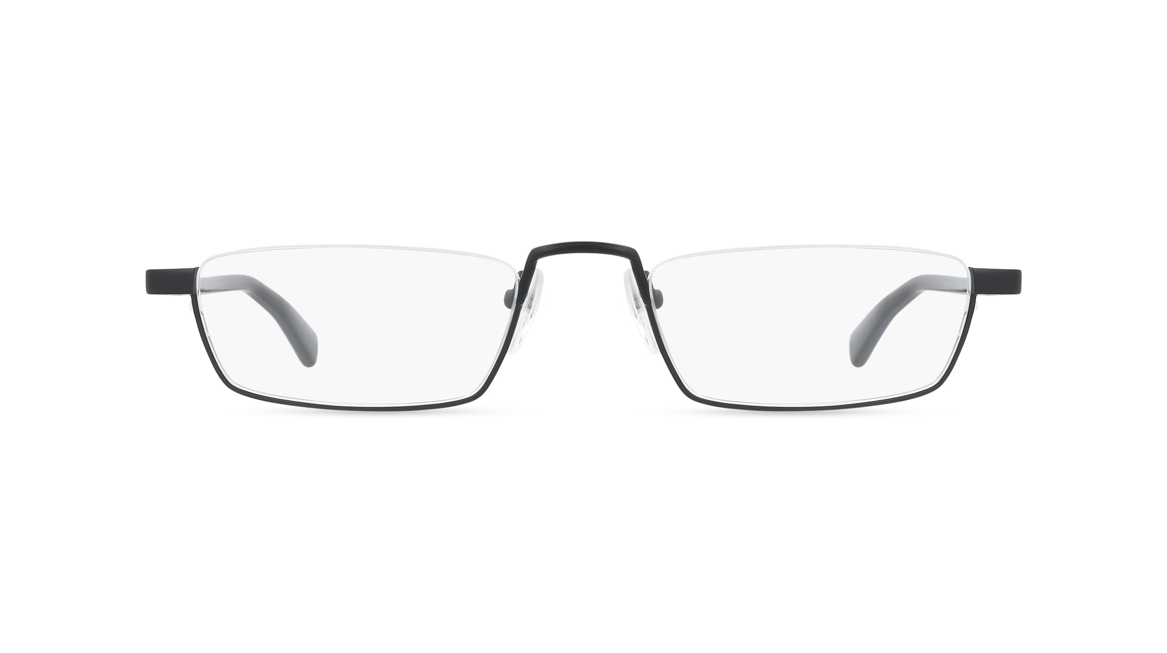 Fielmann OPH 9974 CL HANS Herren-Brille inkl. Gläser Halbrand Halb Edelstahl-Gestell 53/21/150, Schwarz