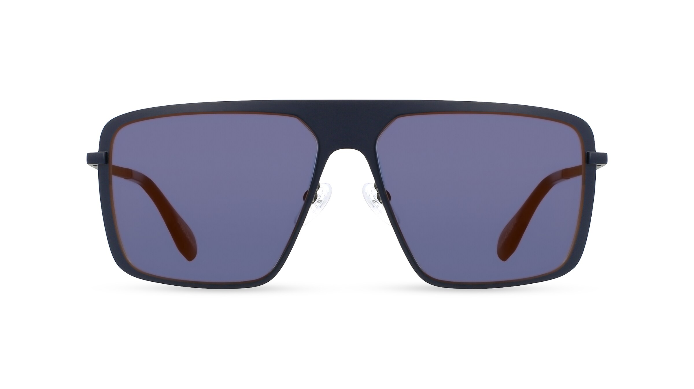 Adidas Originals OR0036 Herren-Sonnenbrille Vollrand Eckig Metall-Gestell, blau