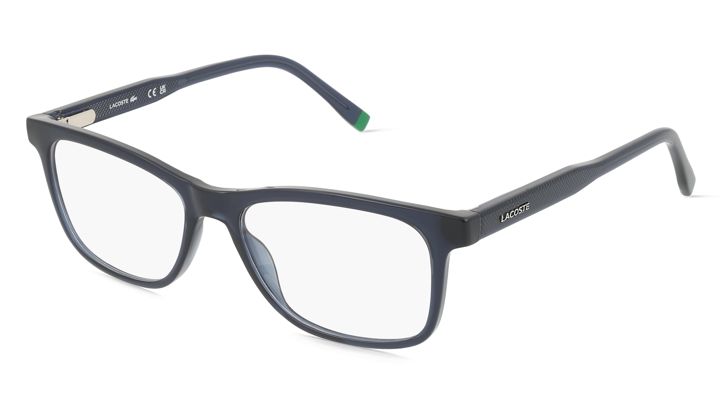 Lacoste L2945 Unisex-Brille inkl. Gläser Vollrand Quadratisch Propionat-Gestell 53/16/145, Blau