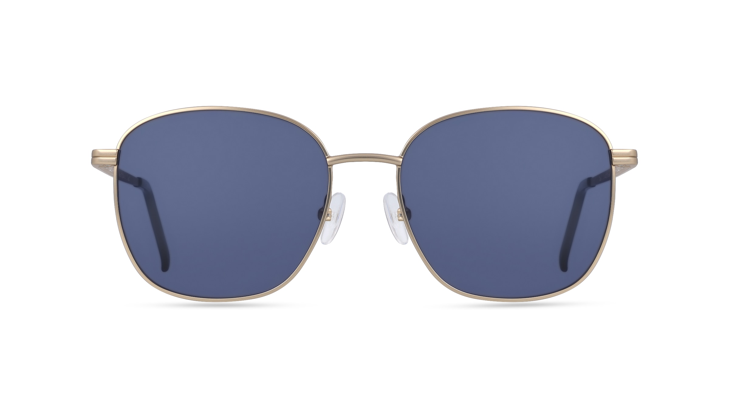 Fielmann BE 029 SUN CL Unisex-Sonnenbrille Vollrand Eckig Edelstahl-Gestell, silber