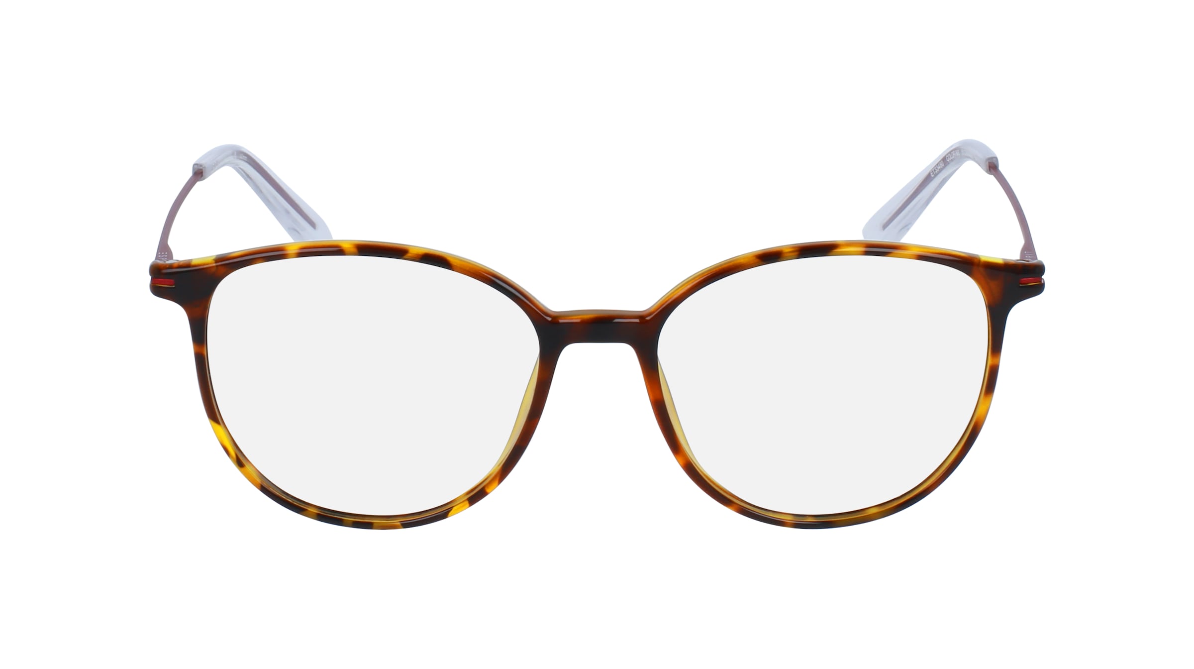 Esprit 33480 Damen-Brille inkl. Gläser Vollrand Rund Kunststoff-Gestell 51mm/16mm/140mm, braun