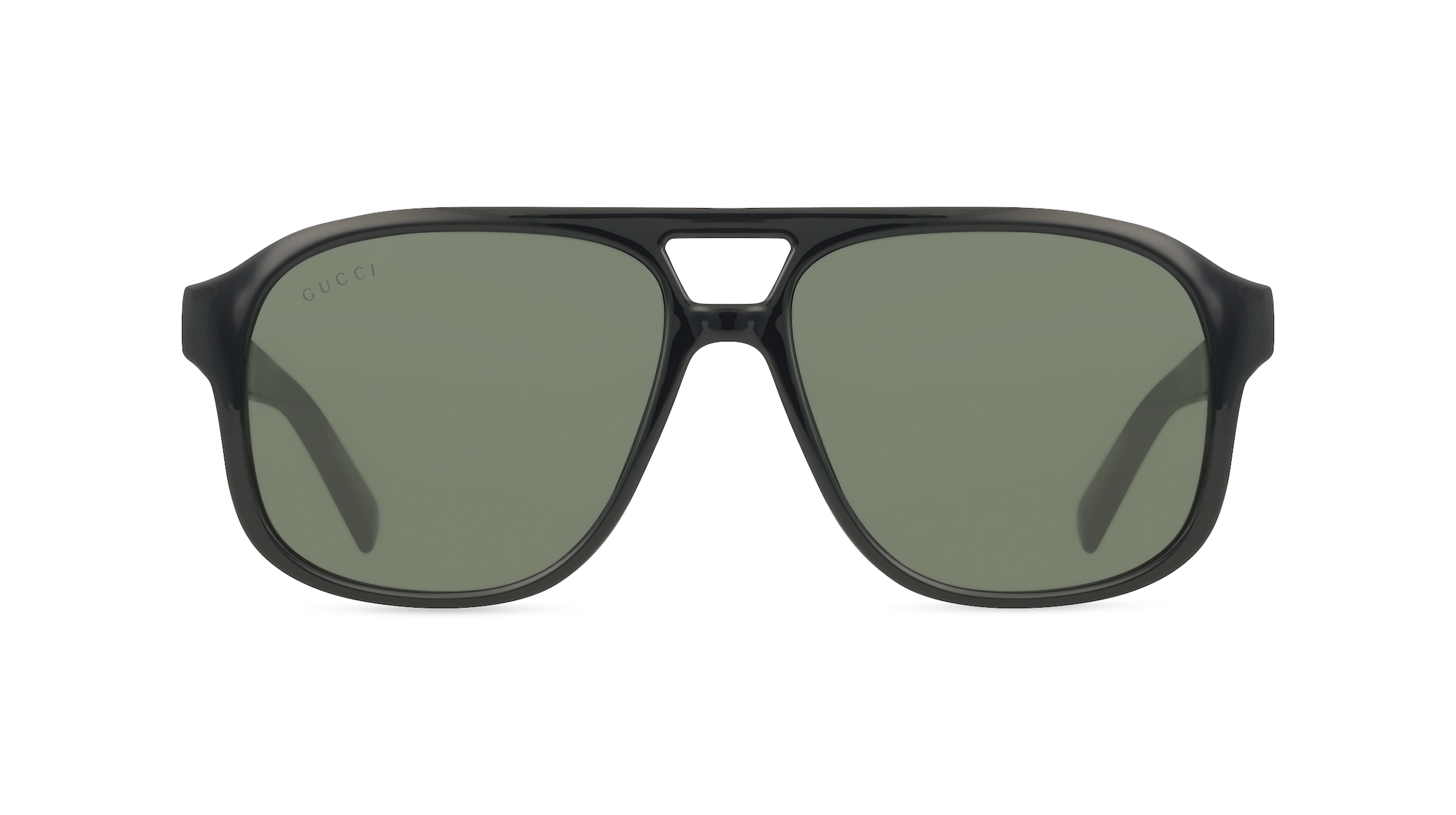 Gucci GG1856S Herren-Sonnenbrille Vollrand Pilot Kunststoff-Gestell, schwarz