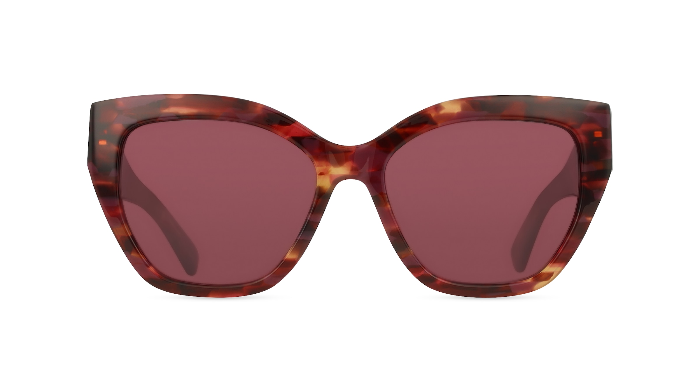 Longchamp LO741S Unisex-Sonnenbrille Vollrand Butterfly Kunststoff-Gestell, rot