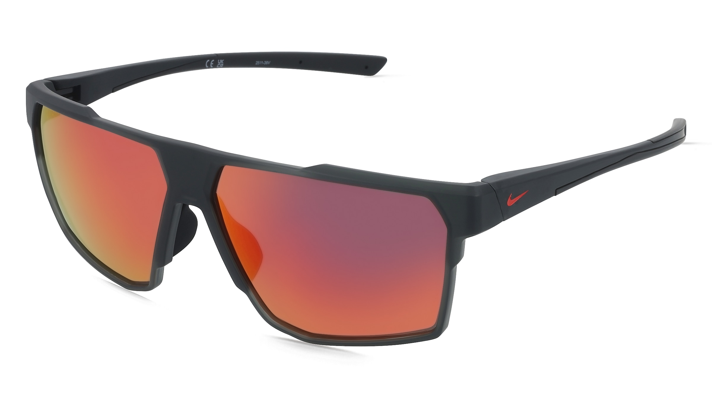 Nike NIKE AIRLIFT IQ7268X Herren-Sonnenbrille Vollrand Eckig Kunststoff-Gestell, Grau