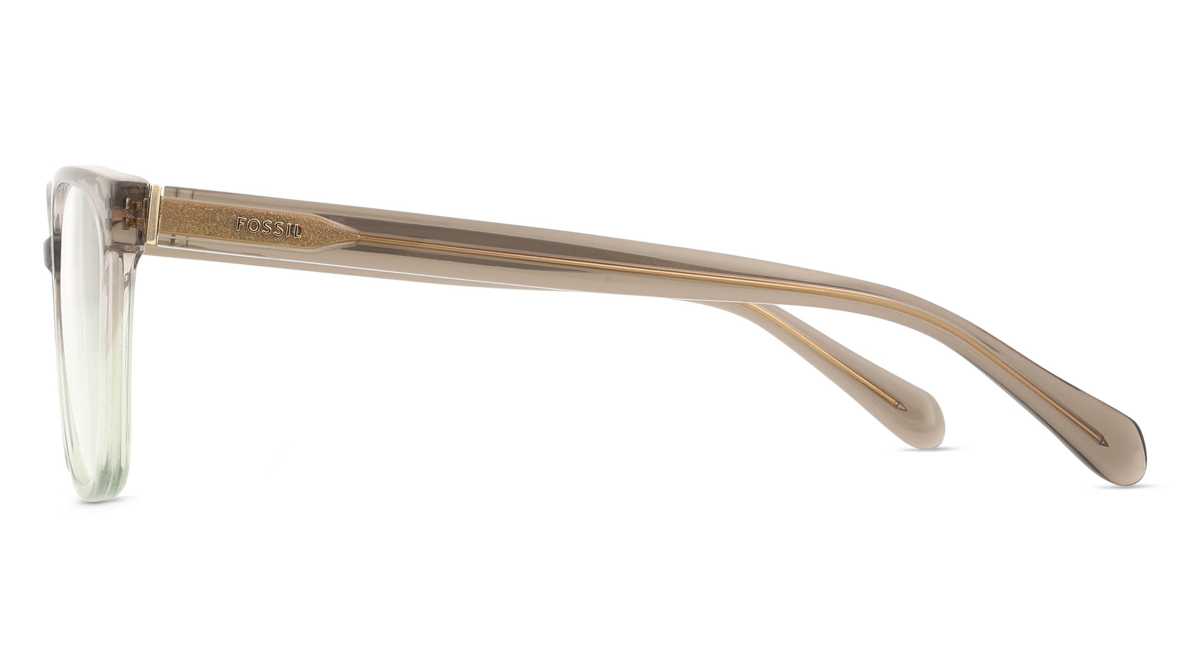 Thumbnail - Fossil 7200 Damen-Brille inkl. Gläser Vollrand Eckig Acetat-Gestell 53/17/140, braun