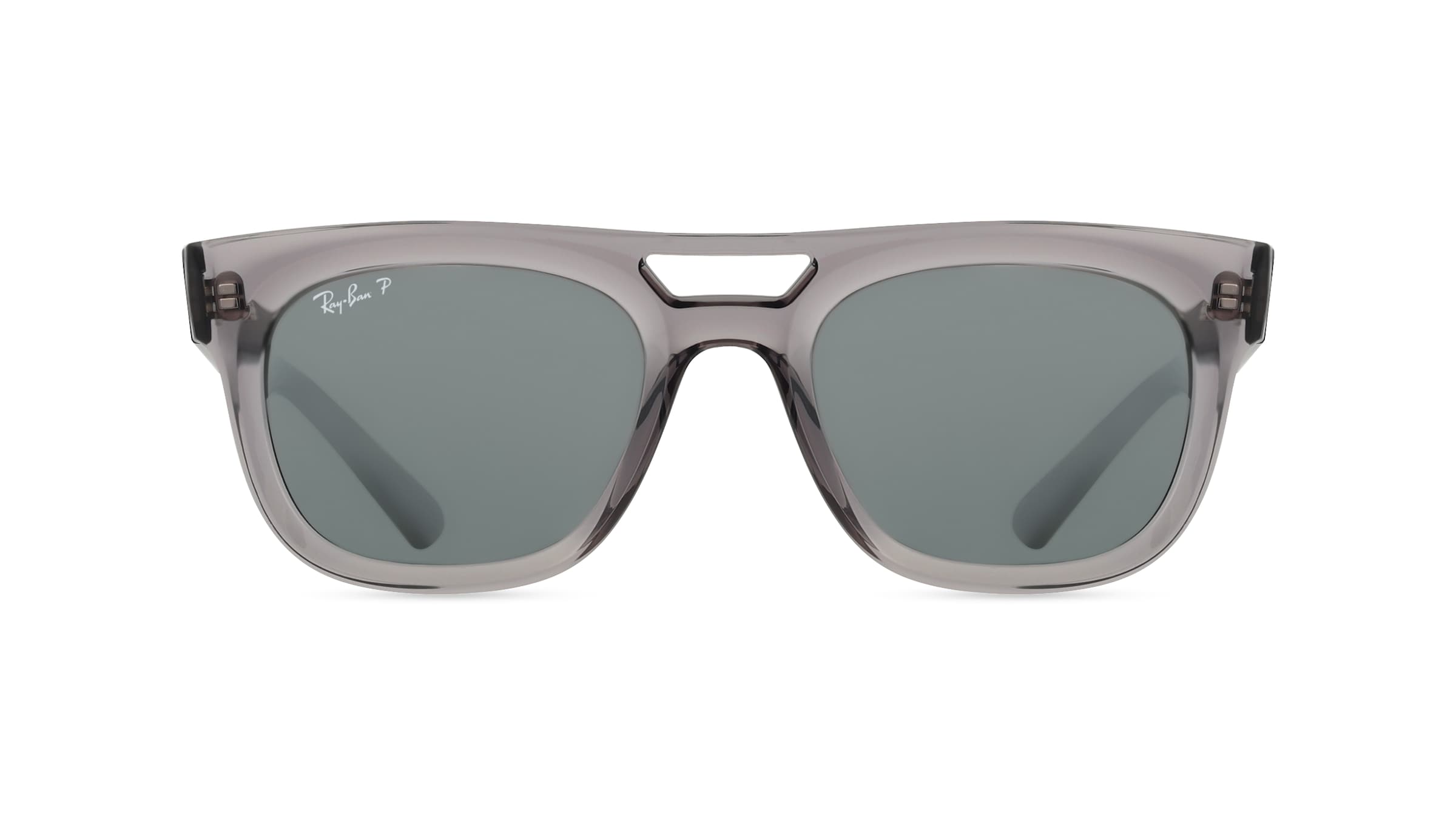 Ray-Ban RB4426 Unisex-Sonnenbrille Vollrand Eckig Acetat-Gestell, transparent