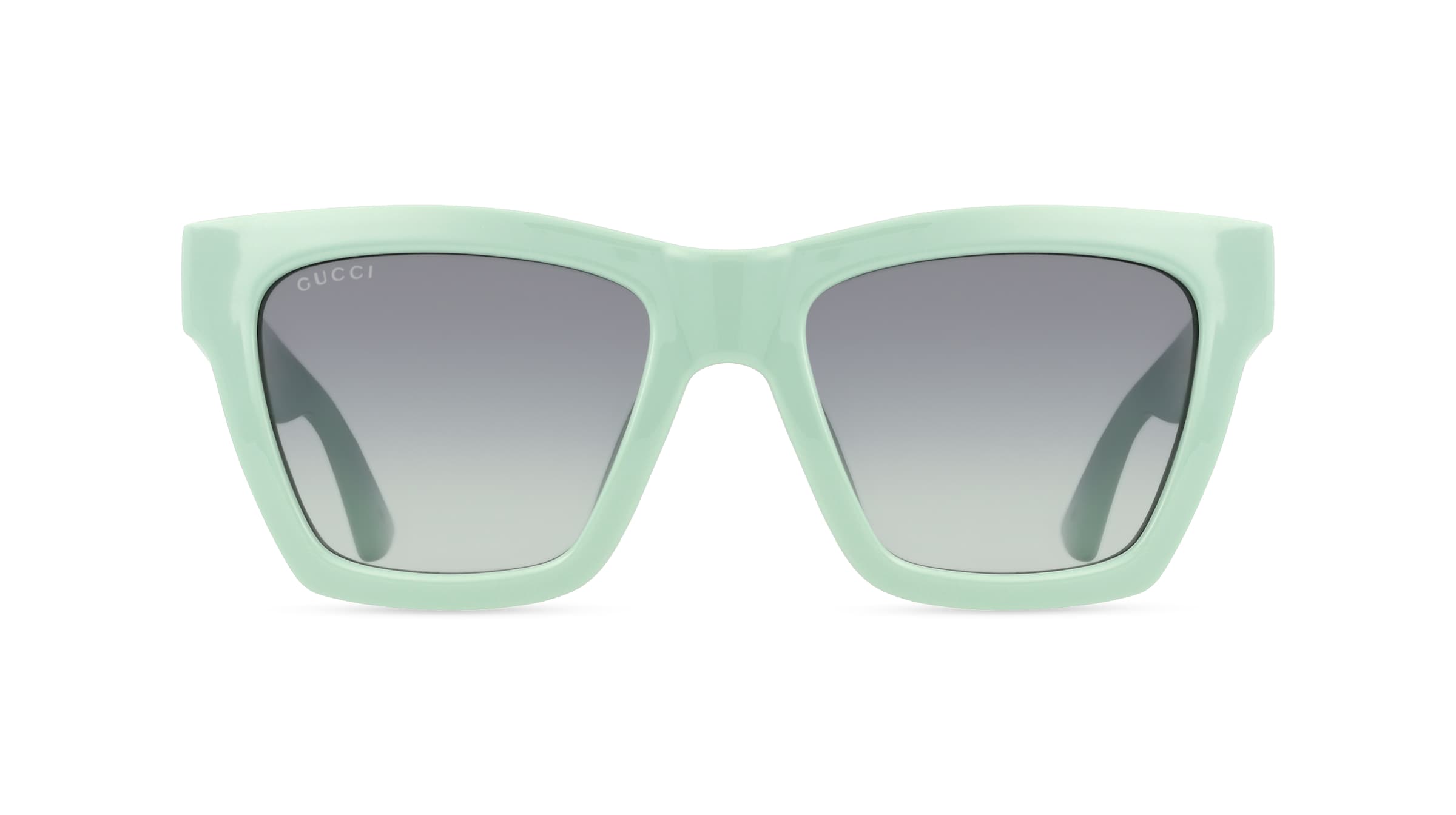 Gucci GG1714S Damen-Sonnenbrille Vollrand Cateye Kunststoff-Gestell, grün