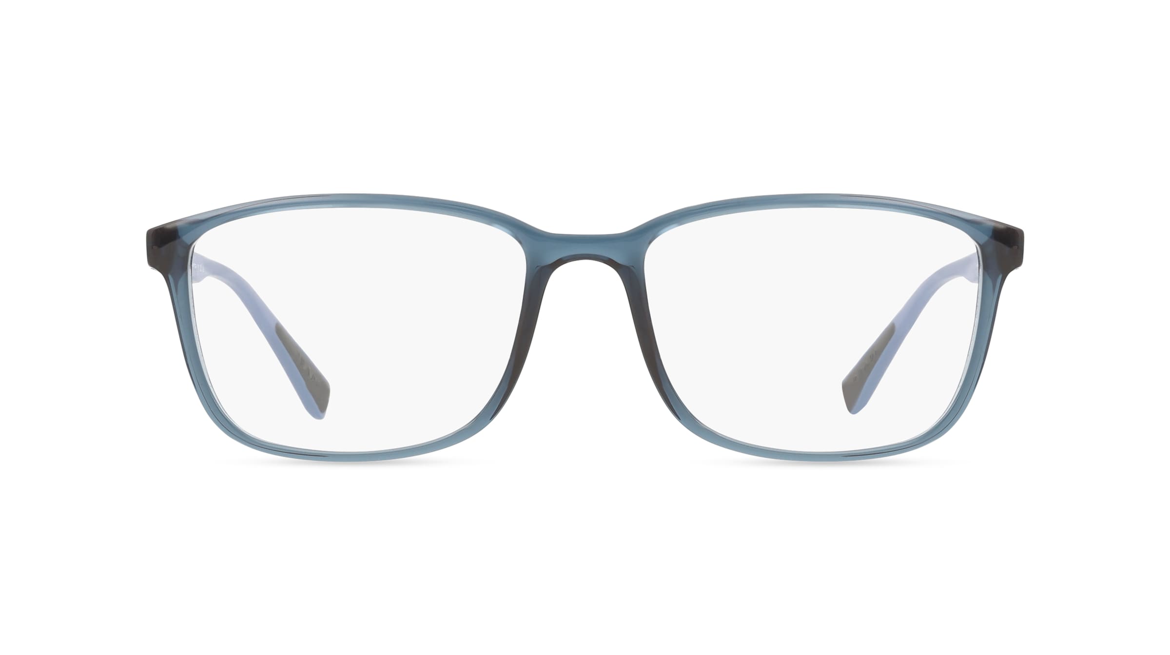 Prada Linea Rossa PS04IV Herren-Brille inkl. Gläser Vollrand Eckig Kunststoff-Gestell 55mm/18mm/140mm, blau