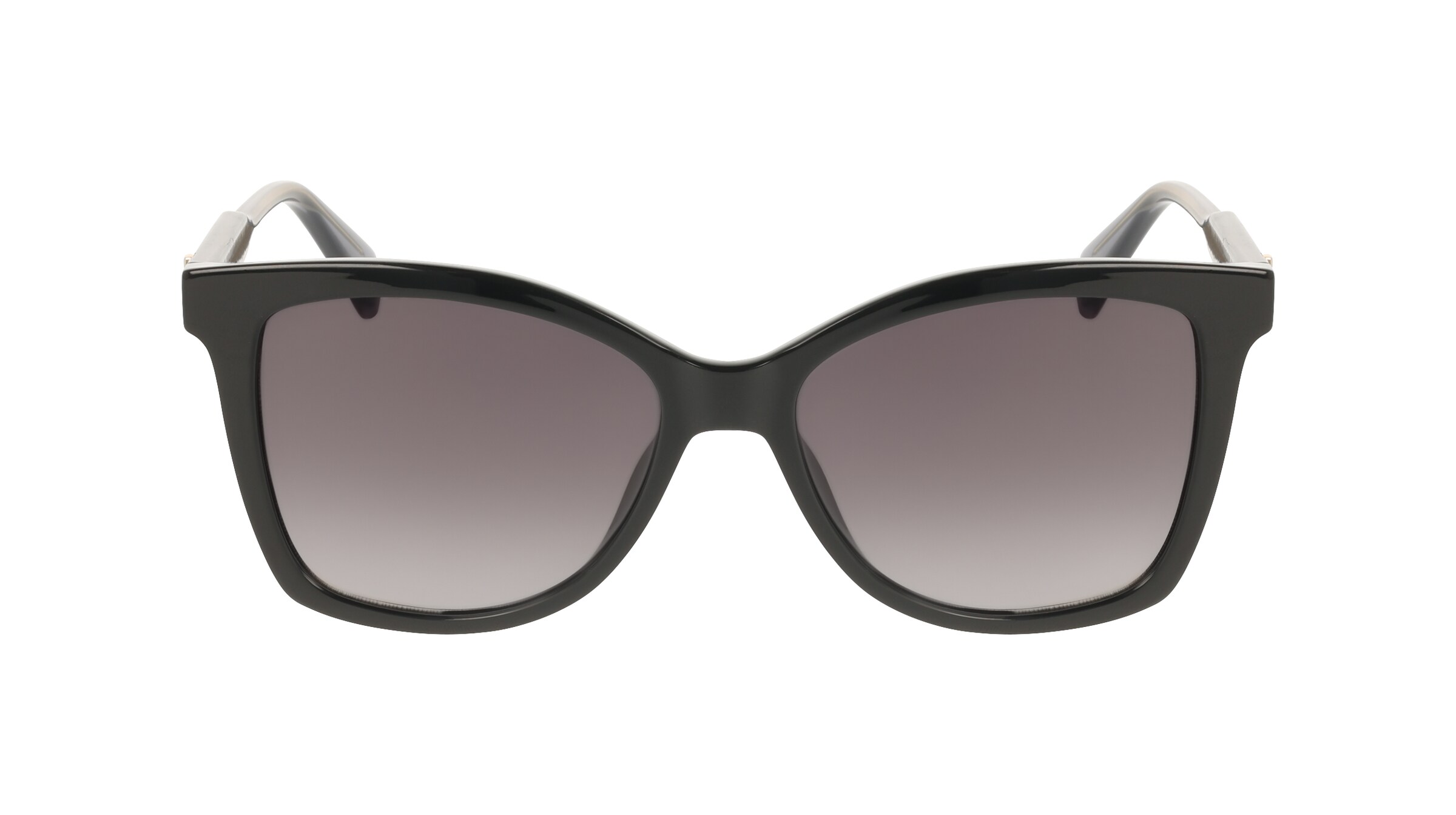 Liu Jo LJ822S Damen-Sonnenbrille Vollrand Butterfly Kunststoff-Gestell, schwarz