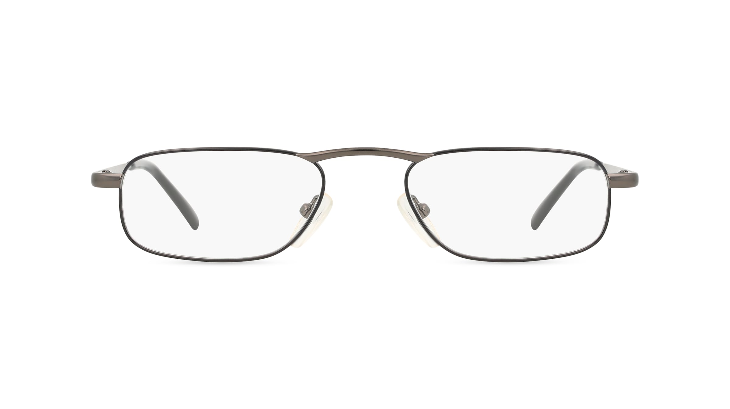 Fielmann MC 309 MOD HALF FLEX CL Herren-Brille inkl. Gläser Vollrand Schmal Metall-Gestell 48mm/19mm/145mm, grau