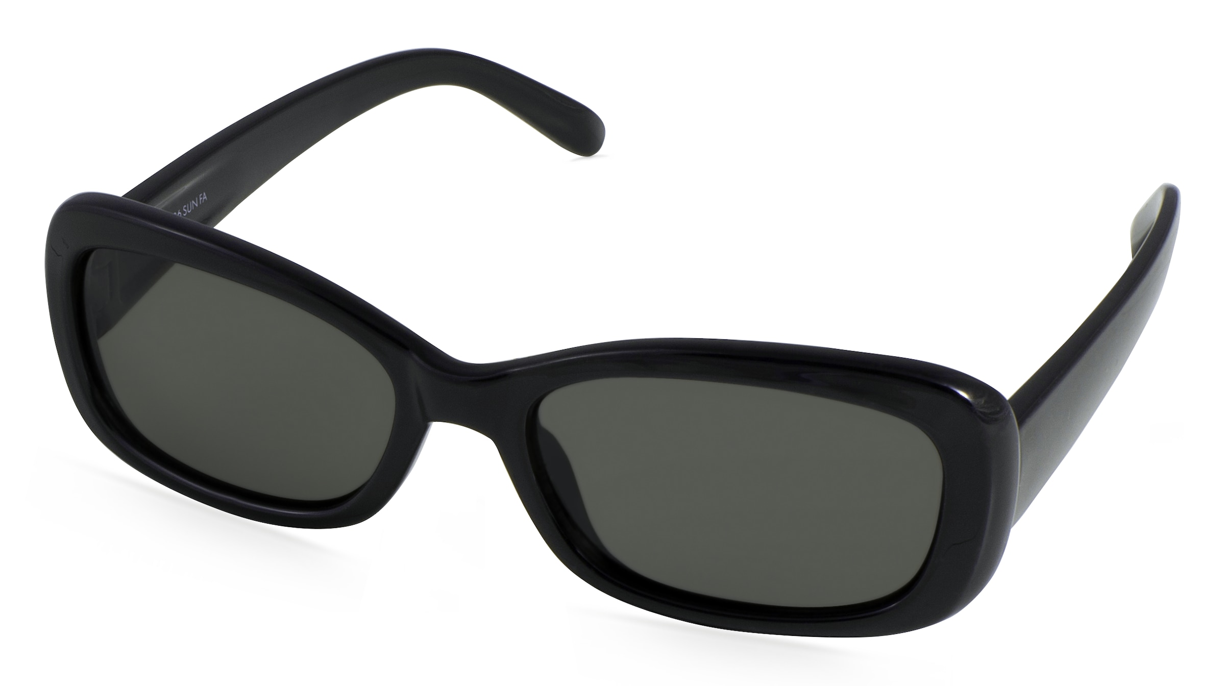 Fielmann G 2086 SUN FA Damen-Sonnenbrille Vollrand Quadratisch TR90-Gestell, Schwarz