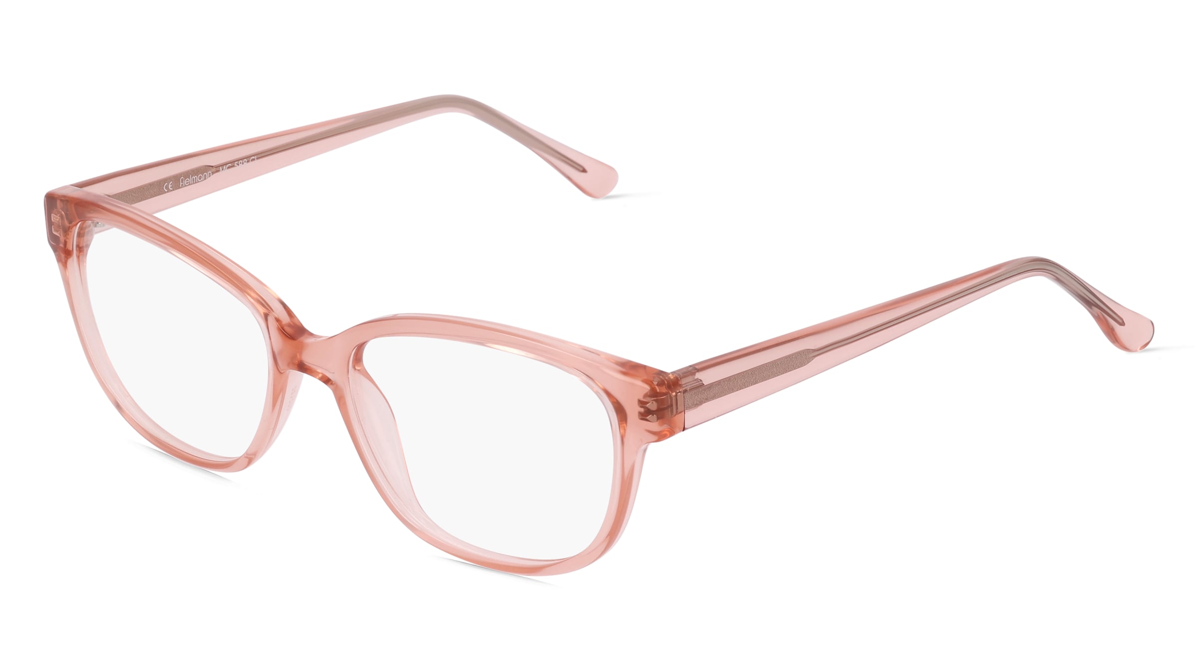 Fielmann MC 588 CL Damen-Brille inkl. Gläser Vollrand Oval Propionat-Gestell 50mm/16mm/135mm, pink