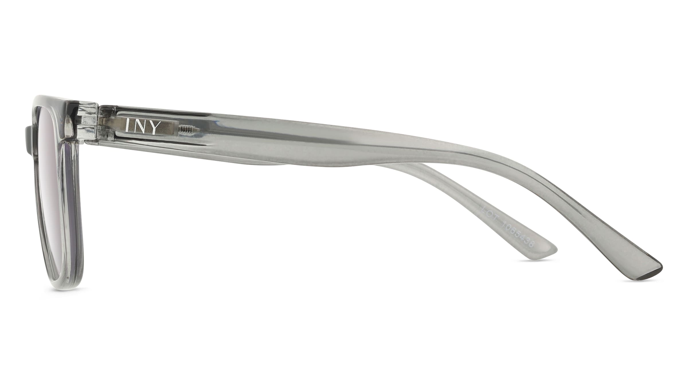 Thumbnail - I NEED YOU BLUEBREAKER Style Unisex-Brille Vollrand Quadratisch Kunststoff-Gestell, grau