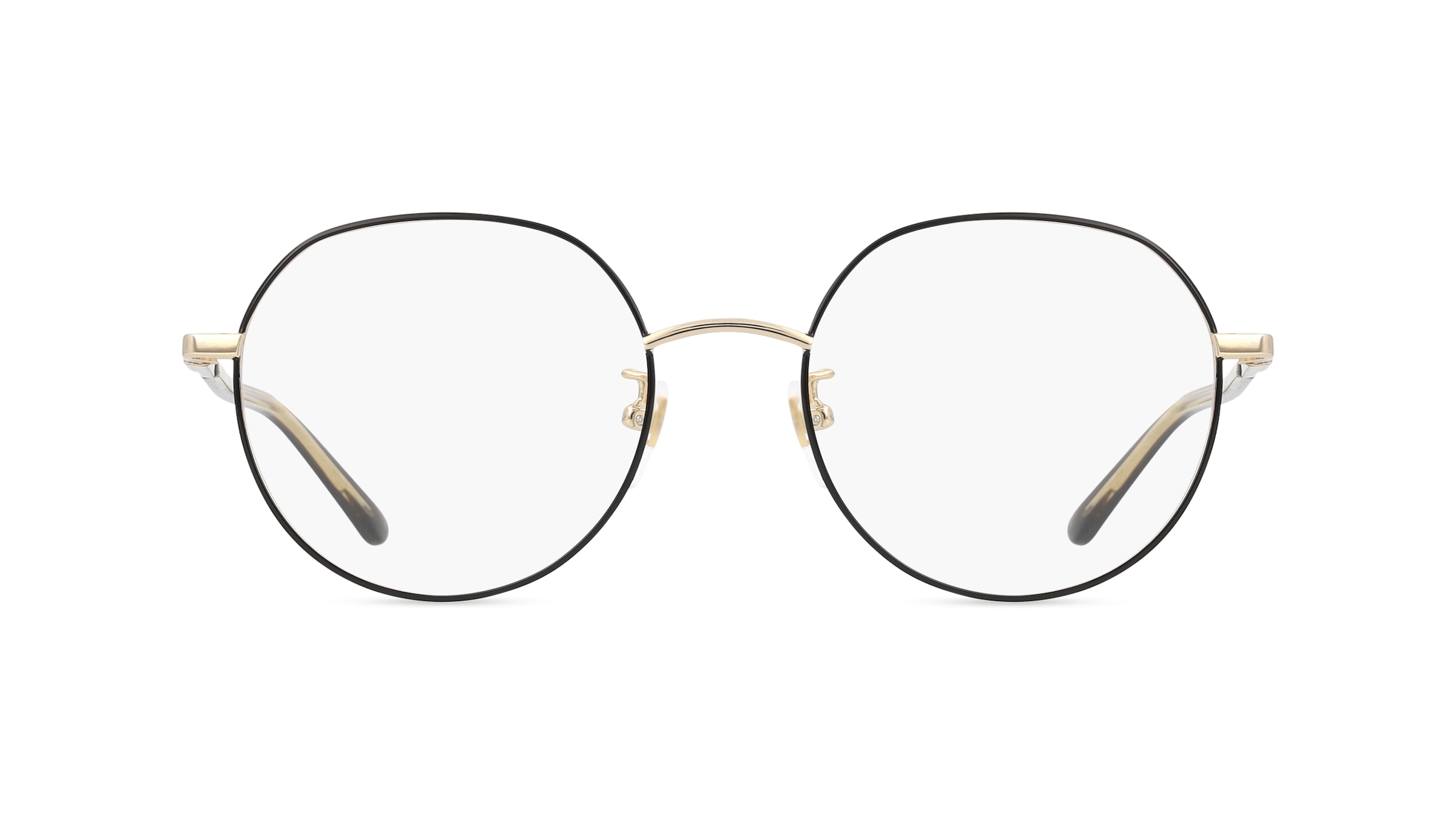 Gucci GG 1349O Unisex-Brille inkl. Gläser Vollrand Rund Metall-Gestell 53mm/20mm/145mm, gold