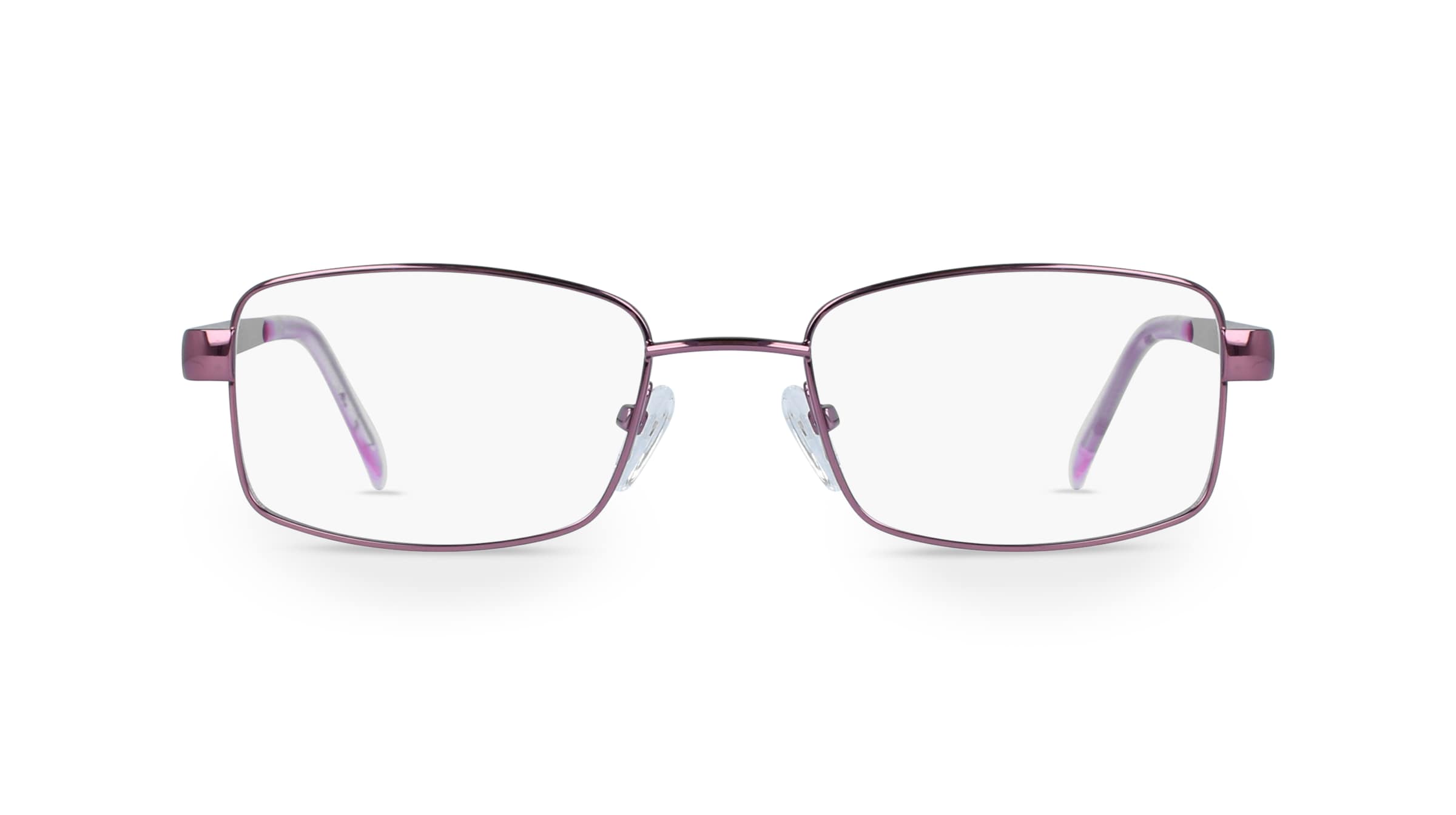 Fielmann BD 333 CL Damen-Brille inkl. Gläser Vollrand Eckig Metall-Gestell 49mm/17mm/130mm, pink