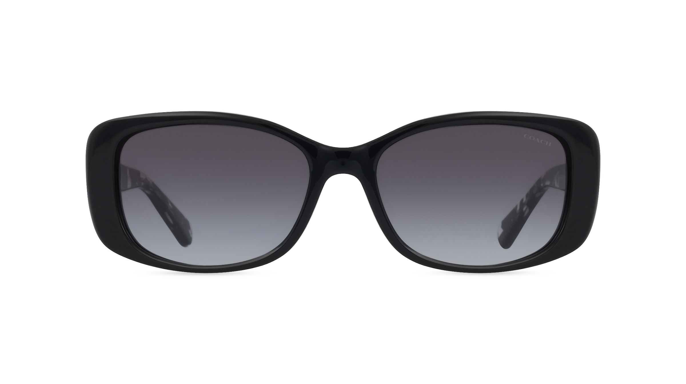 Coach HC8168 Damen-Sonnenbrille Vollrand Eckig Acetat-Gestell, schwarz