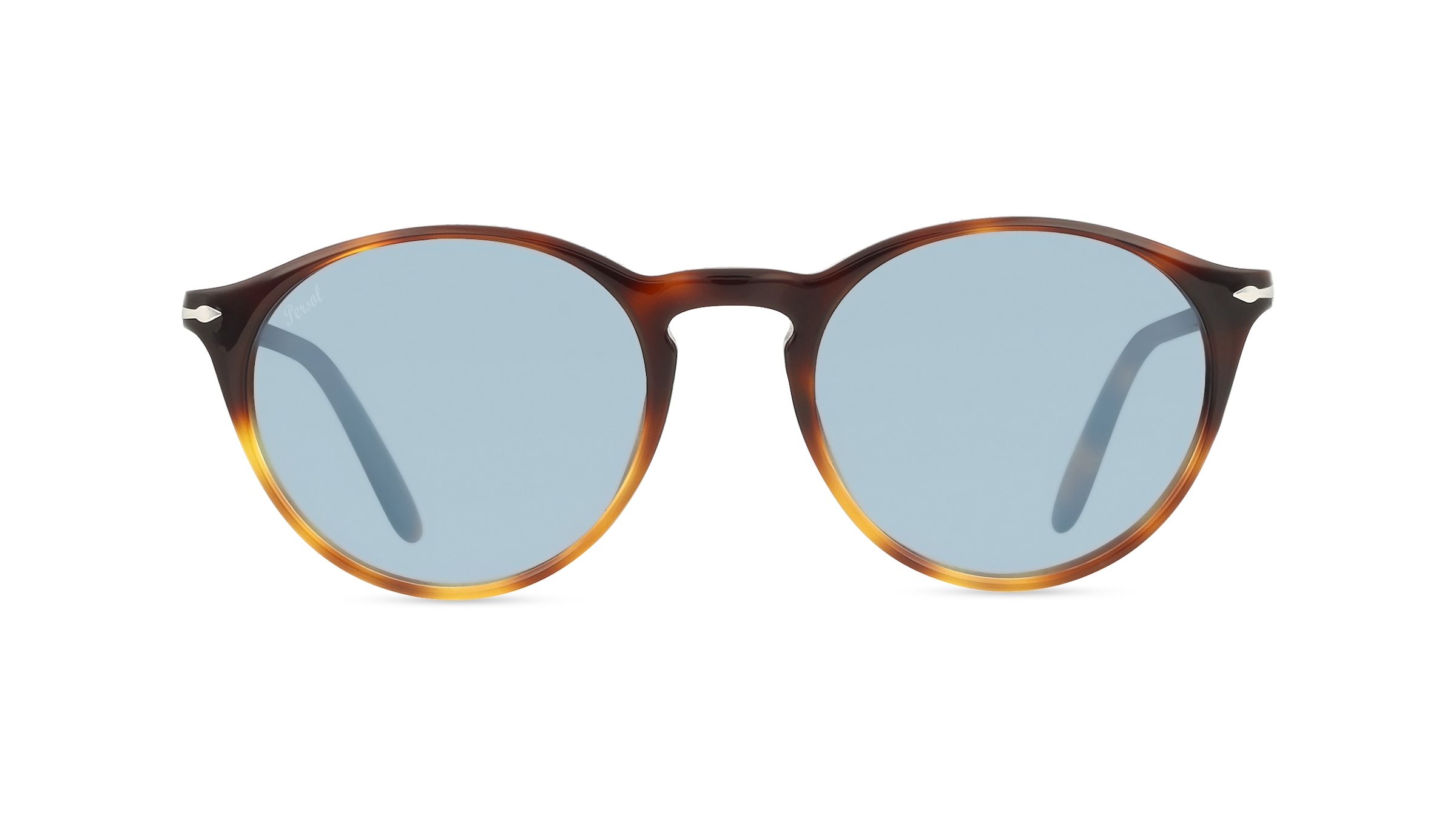 Persol 0PO3092SM Herren-Sonnenbrille Vollrand Panto Acetat-Gestell, braun