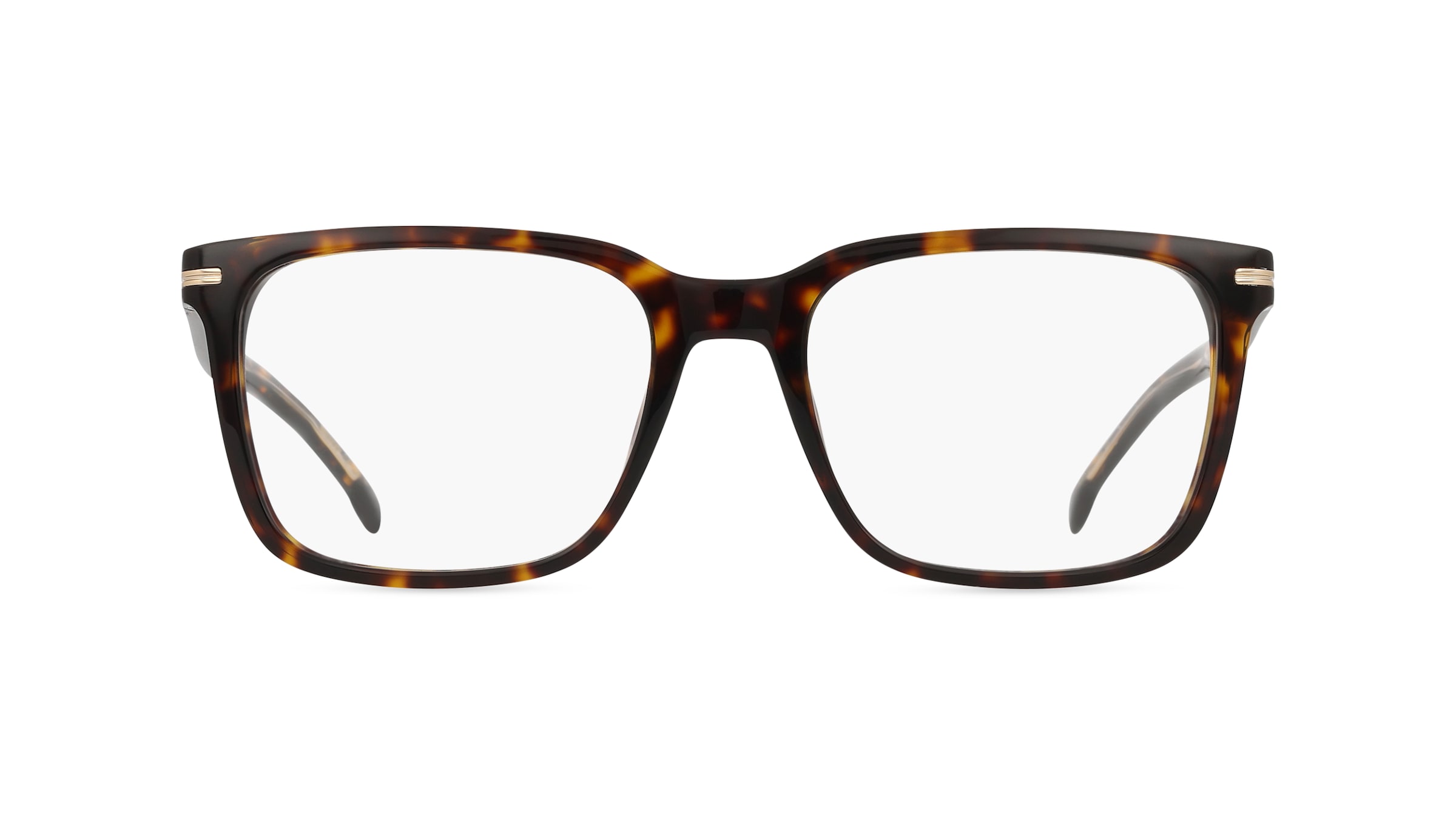 Boss 1602 Herren-Brille inkl. Gläser Vollrand Eckig Acetat-Gestell 55mm/19mm/145mm, braun