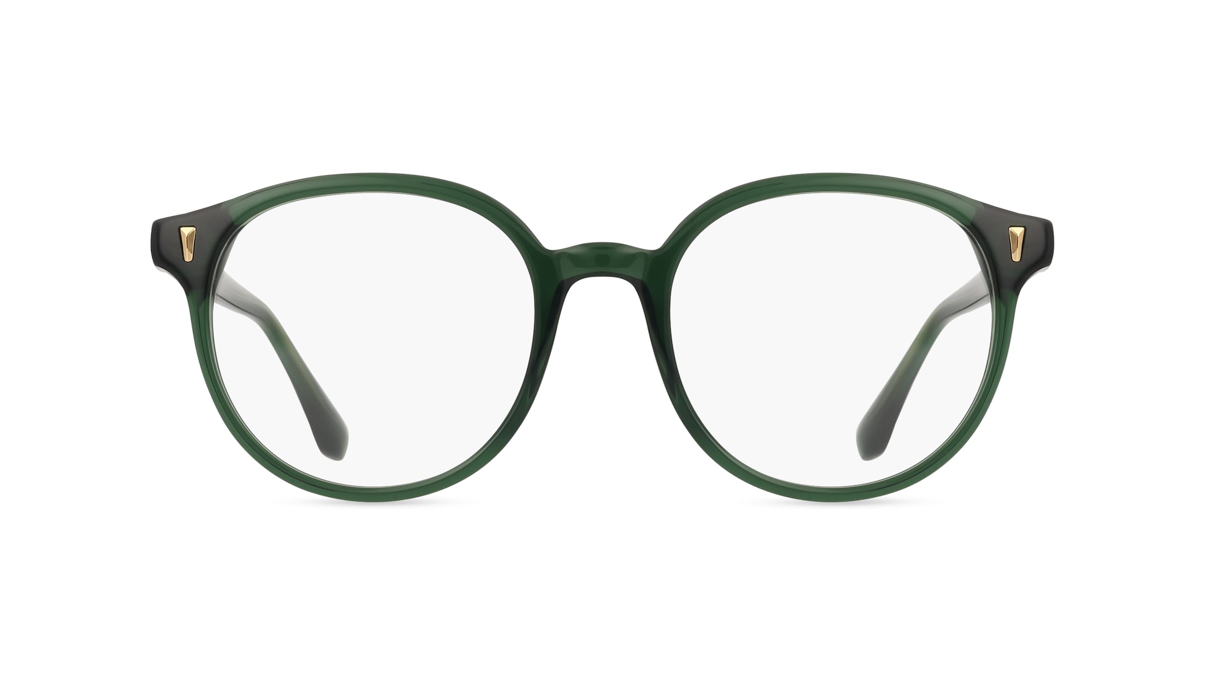 Sandro 2047 Damen-Brille inkl. Gläser Vollrand Rund Acetat-Gestell 50mm/19mm/140mm, grün