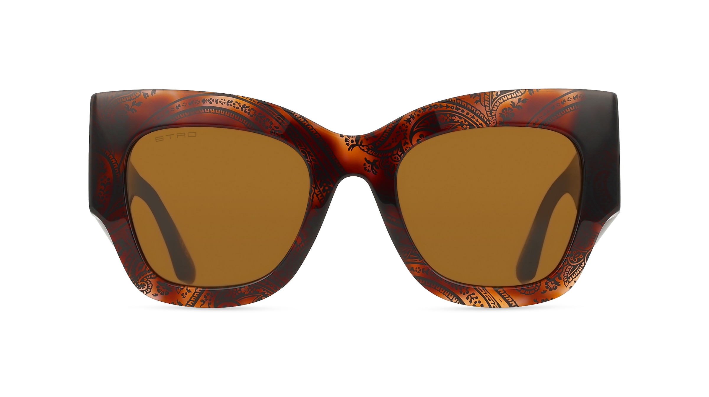 Etro 0076/S Damen-Sonnenbrille Vollrand Eckig Acetat-Gestell, braun