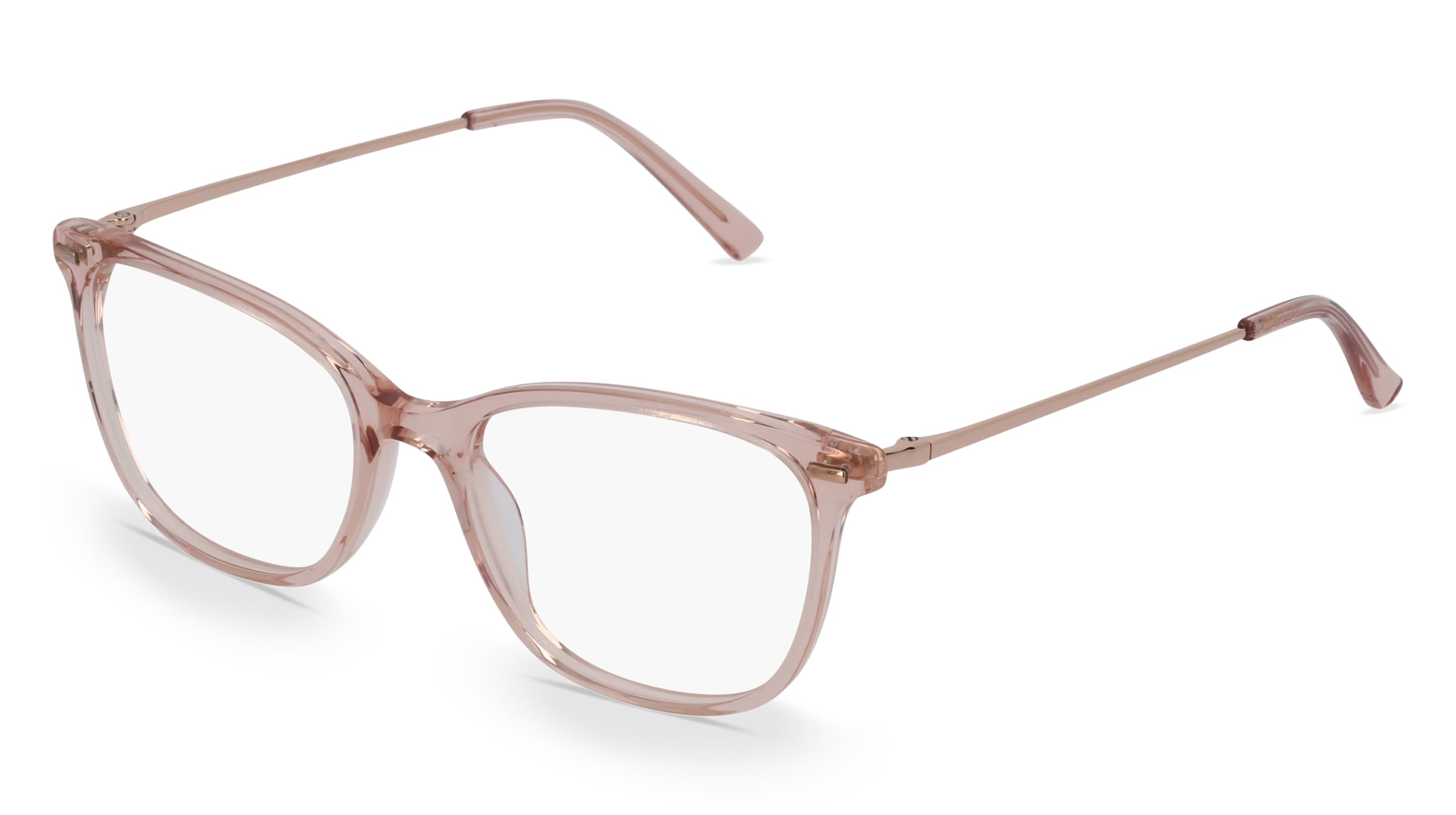 Fielmann BE 007 FA Damen-Brille inkl. Gläser Vollrand Quadratisch Acetat-Gestell 53/18/135, Pink